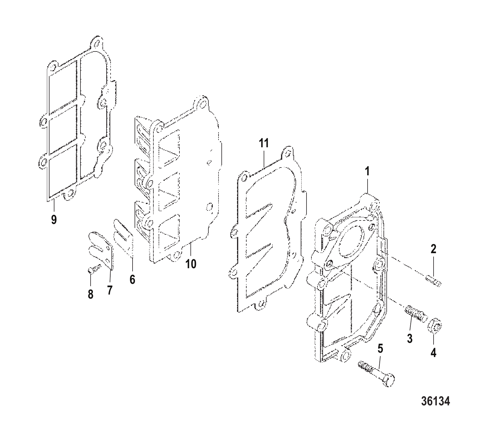 簧片阀板/歧管总成 REED PLATE/MANIFOLD ASSEMBLY