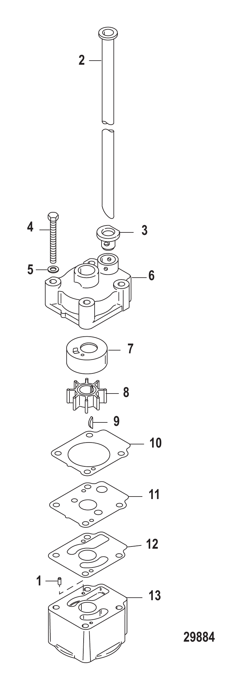 Jet Water Pump Components