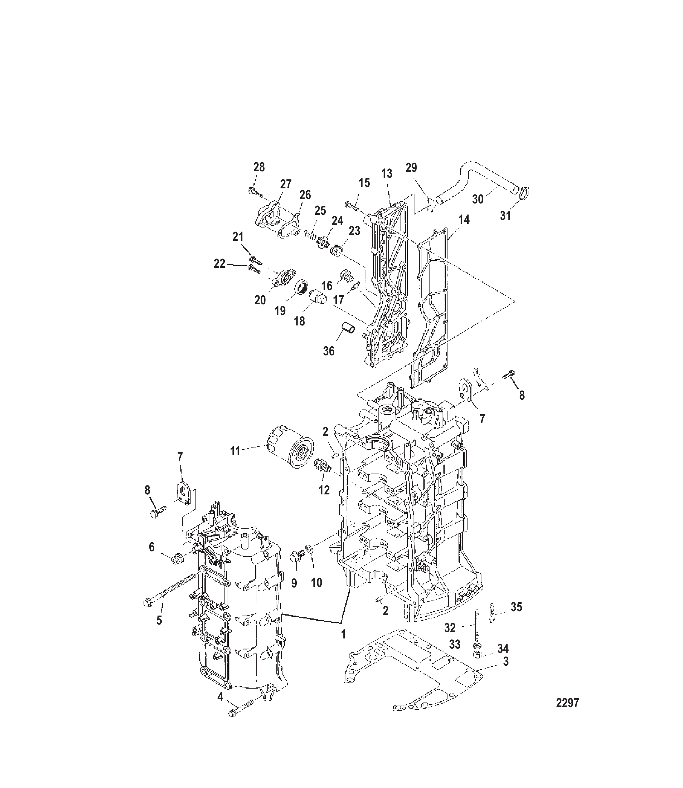 气缸体 CYLINDER BLOCK