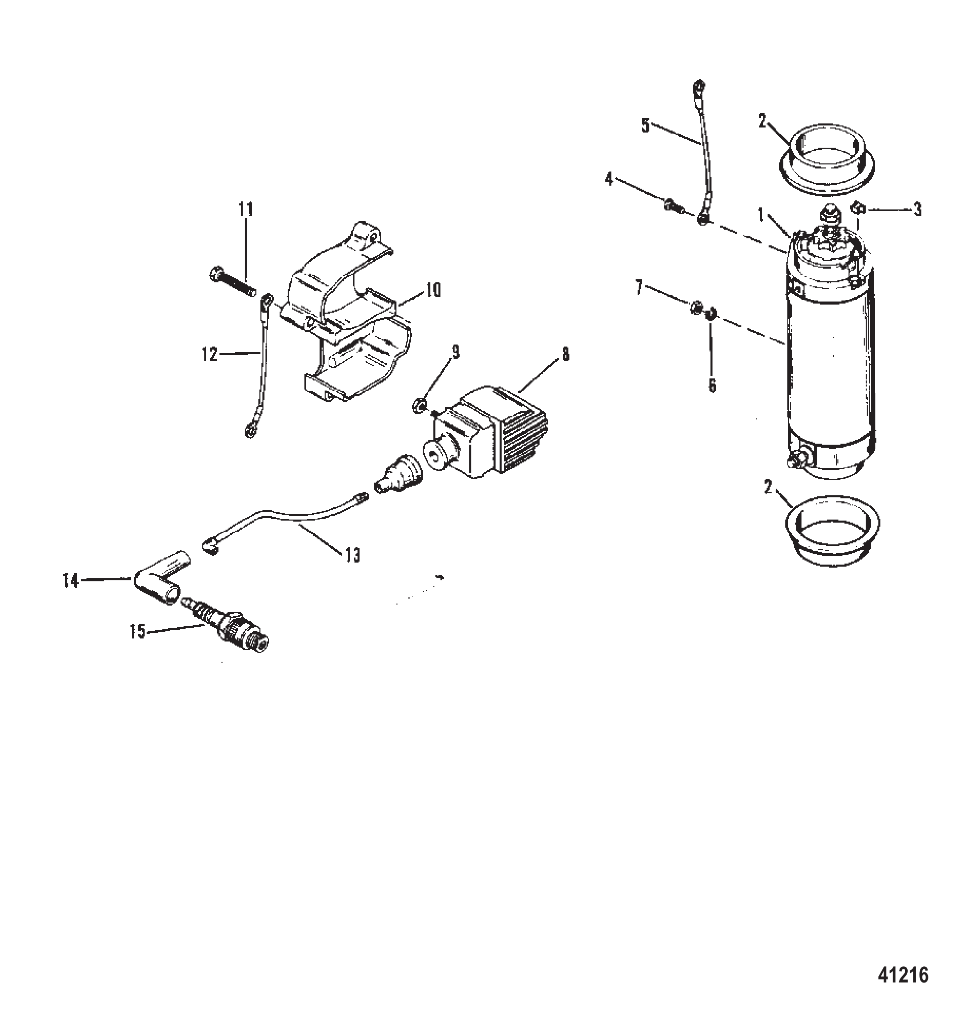 STARTER MOTOR AND IGNITION COILS