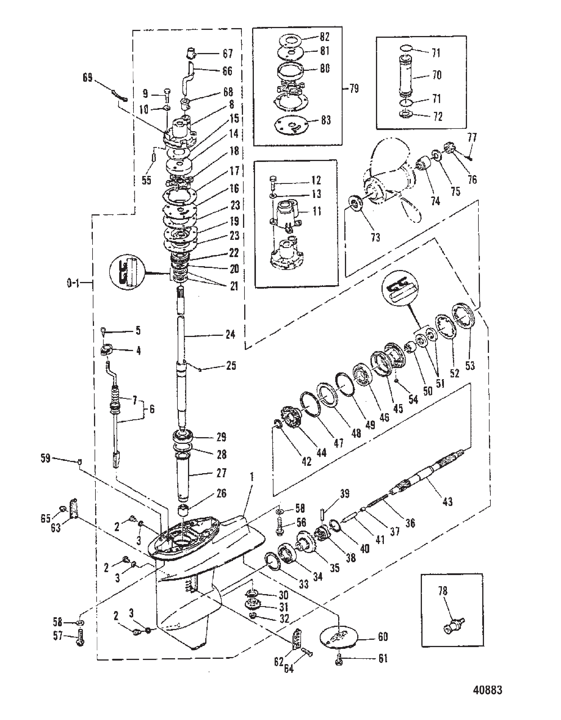 齿轮箱总成 GEARHOUSING ASSEMBLY