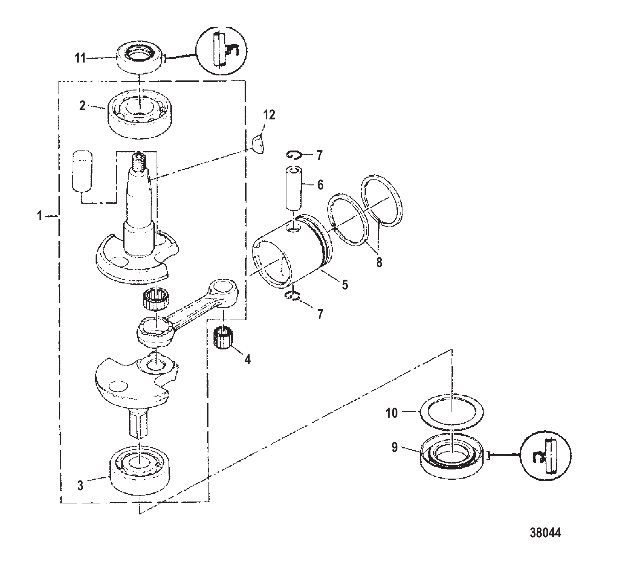 曲轴与活塞 CRANKSHAFT AND PISTON
