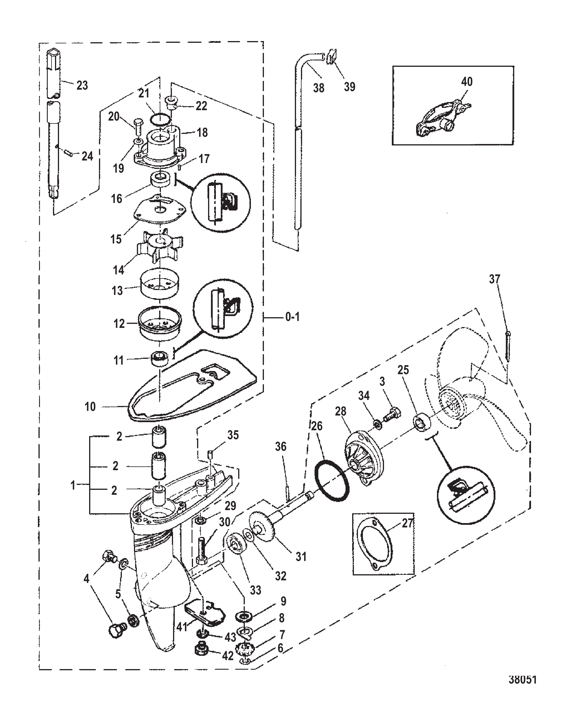 齿轮箱总成 GEARHOUSING ASSEMBLY