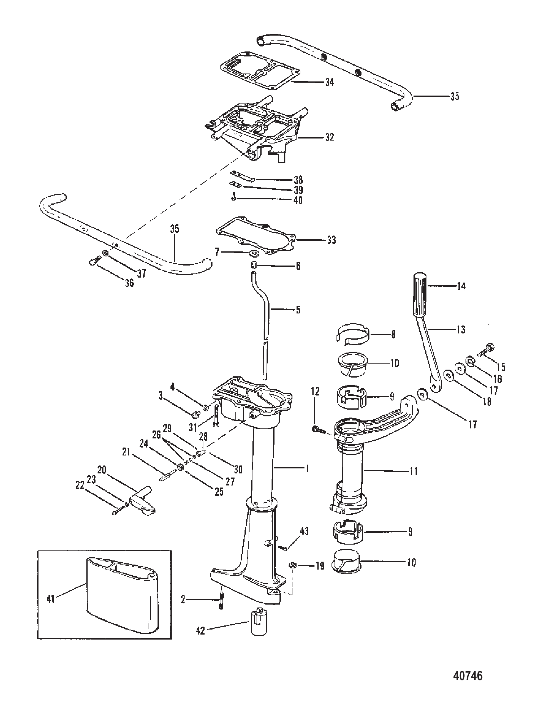 驱动轴壳体 DRIVESHAFT HOUSING