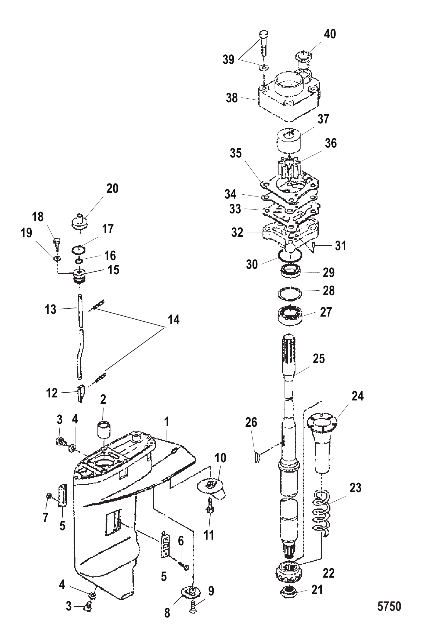 齿轮箱驱动轴 Gear Housing Driveshaft