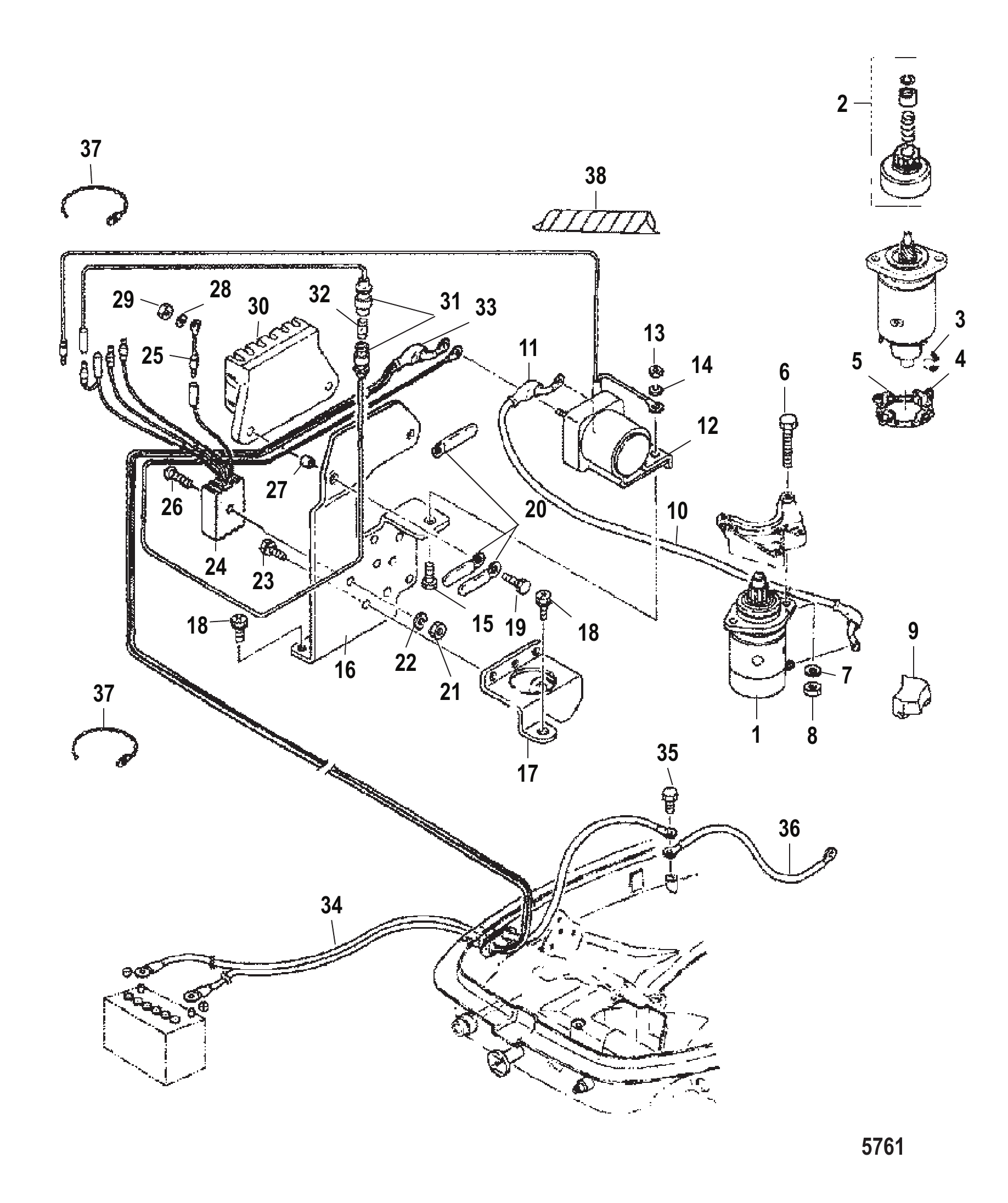 电启动组件 Electric Starter Components