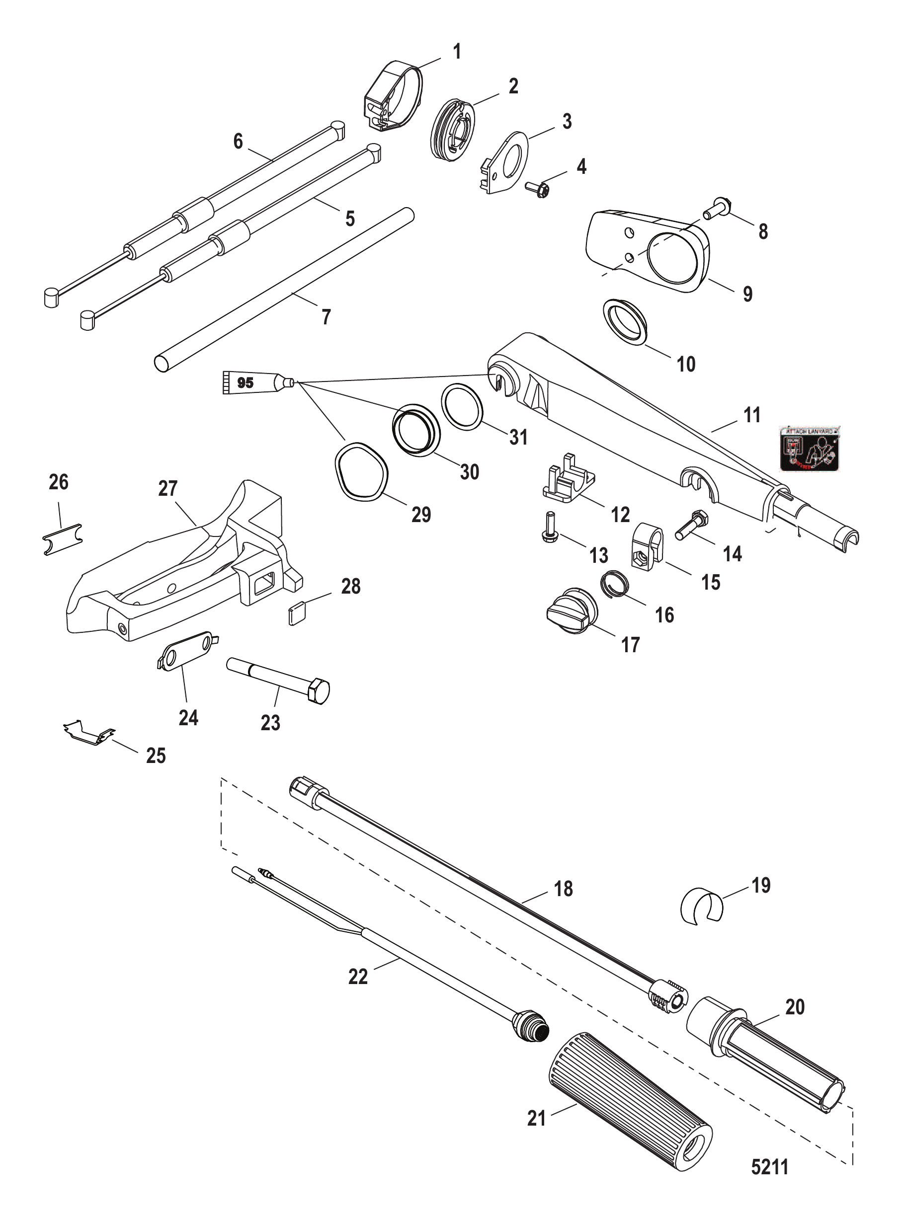 Tiller Handle