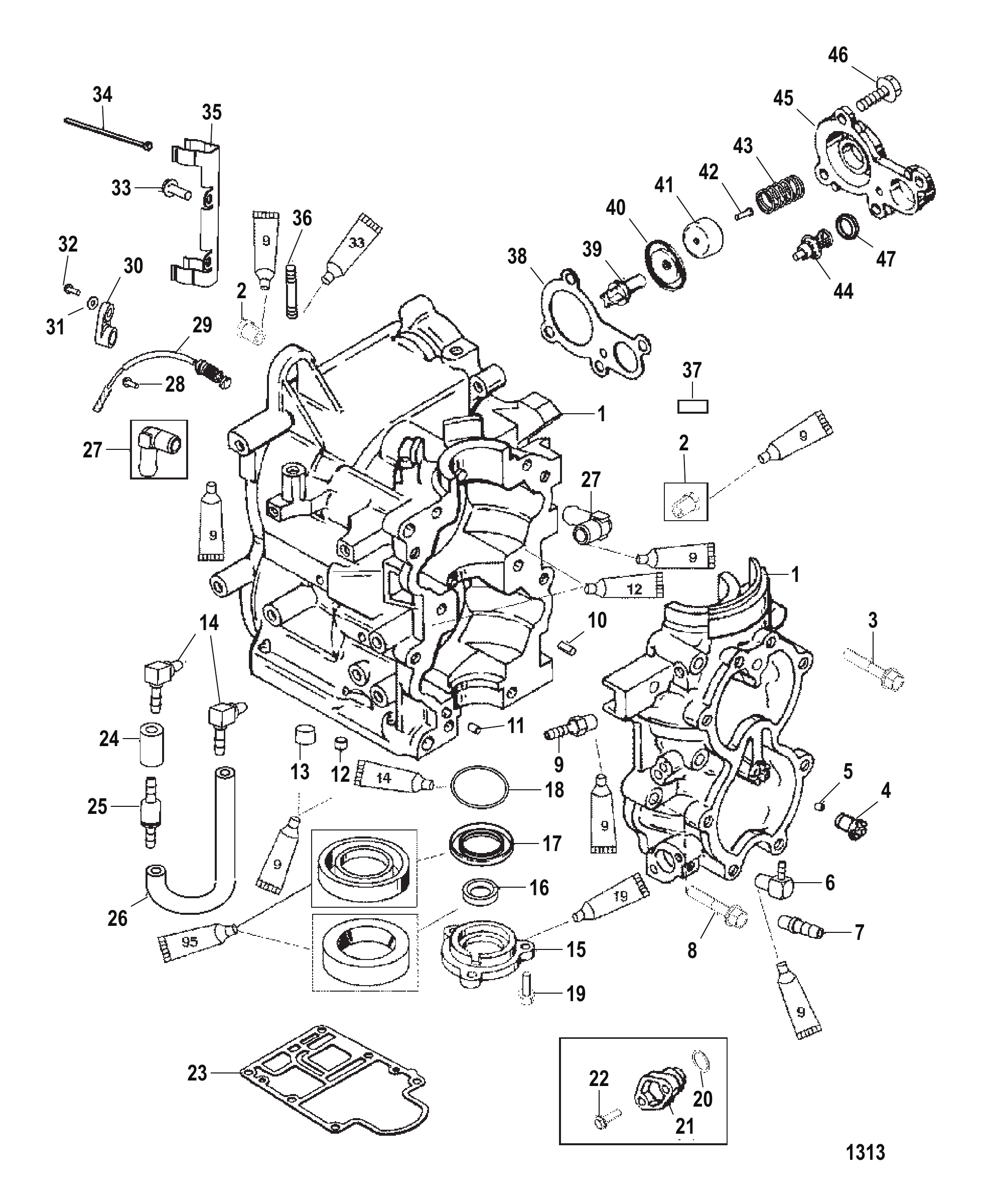 气缸体 CYLINDER BLOCK