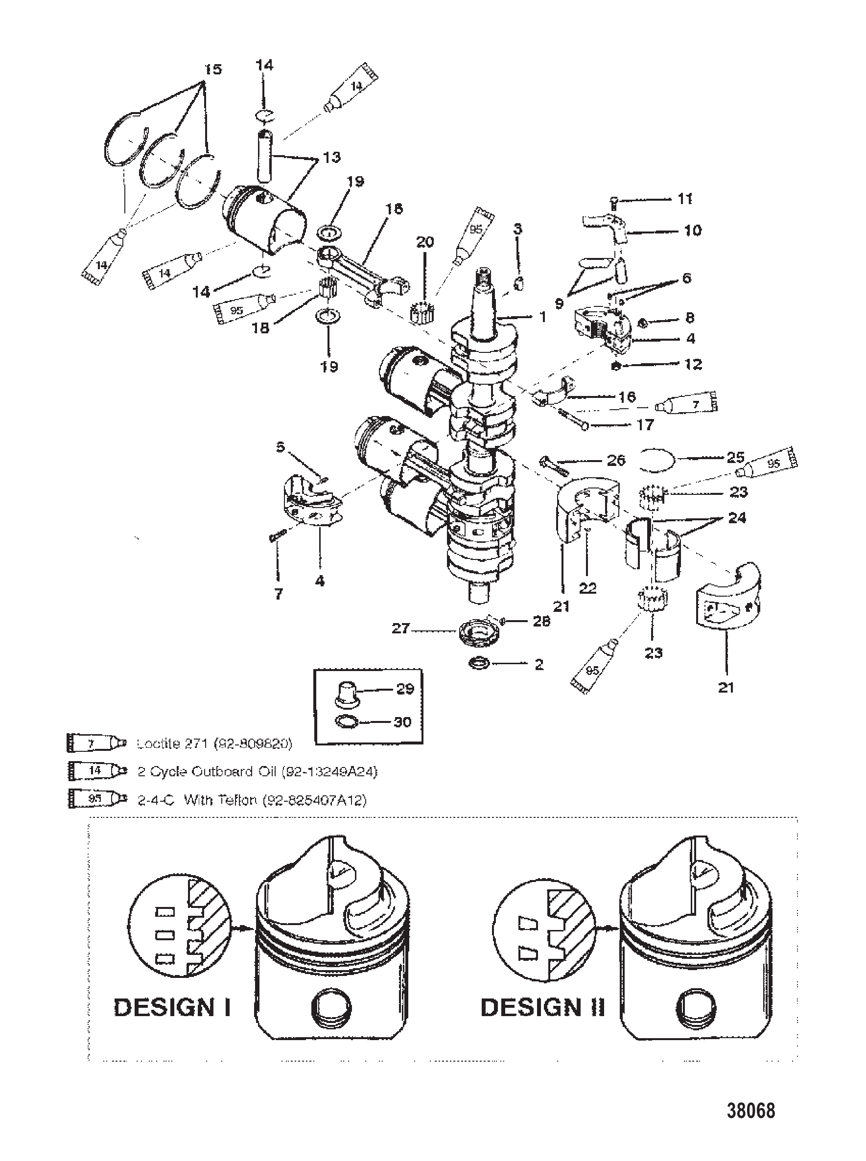 曲轴、活塞与连杆 CRANKSHAFT, PISTONS AND CONNECTING RODS