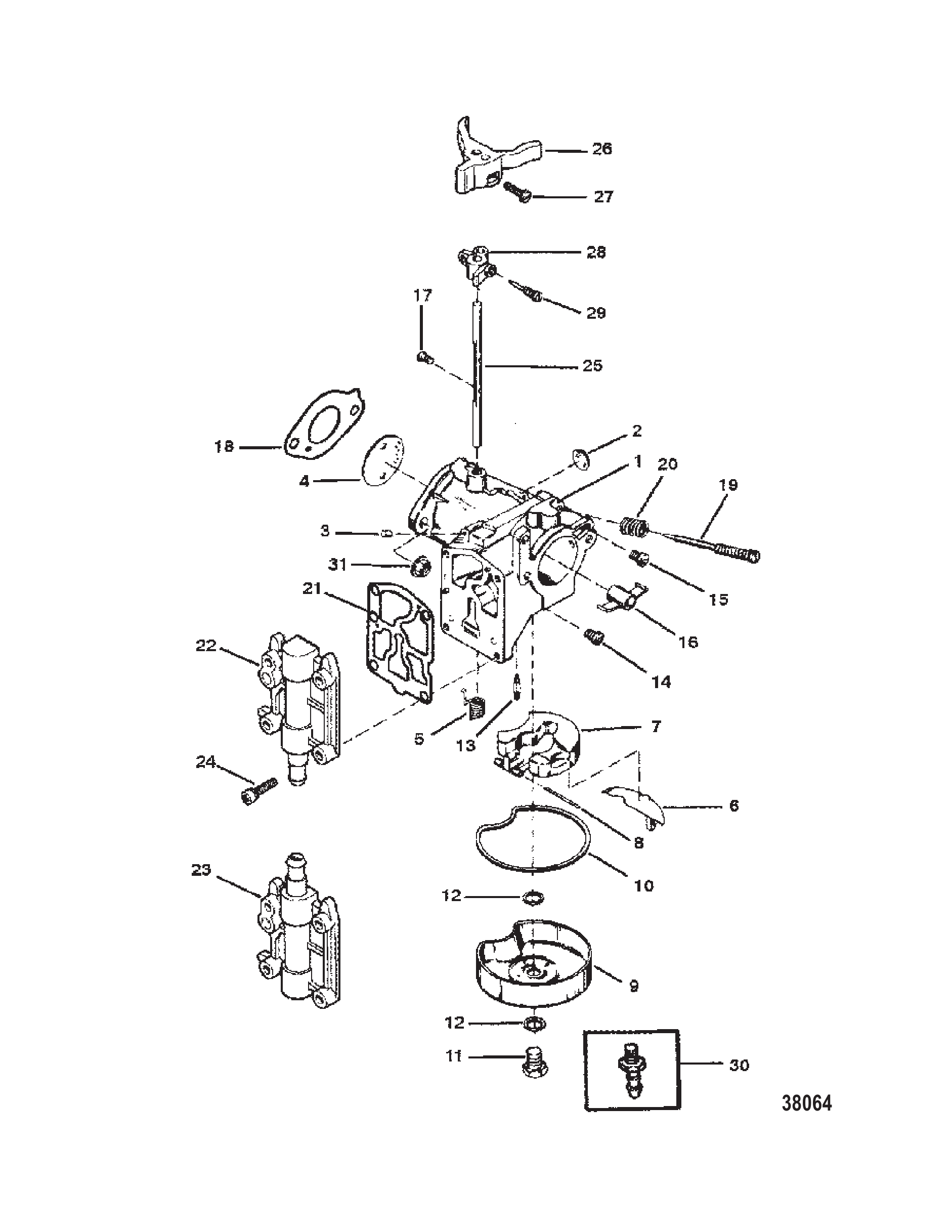 化油器总成 CARBURETOR ASSEMBLY