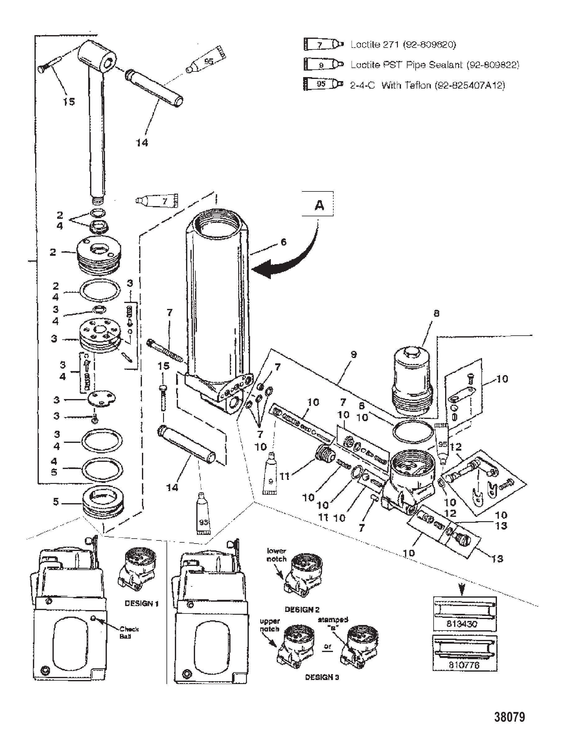 手动倾斜设计I型-长轴序列号0C159200及以上 MANUAL TILT DESIGN I-LONG SHAFT S/N-0C159200 and UP
