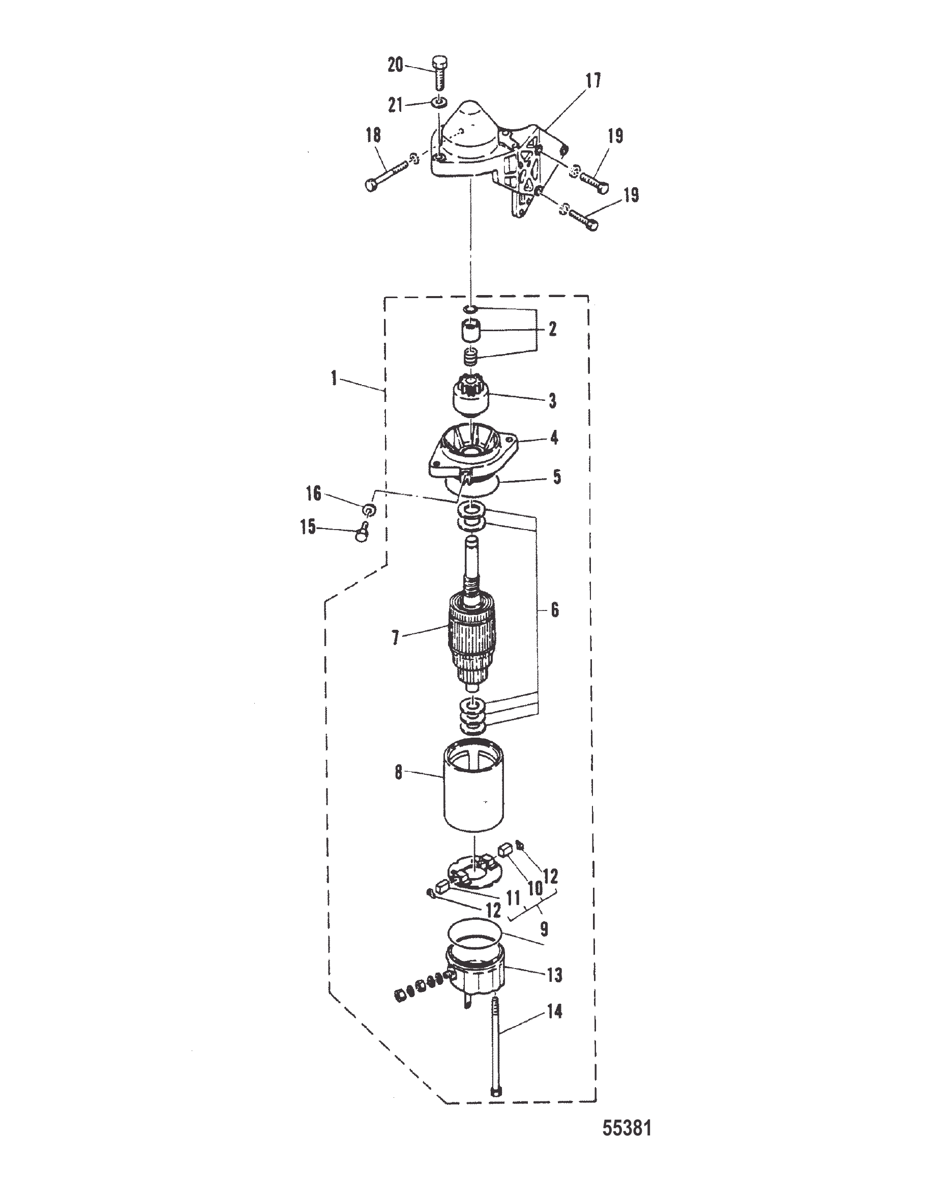 电动启动马达 ELECTRIC START MOTOR