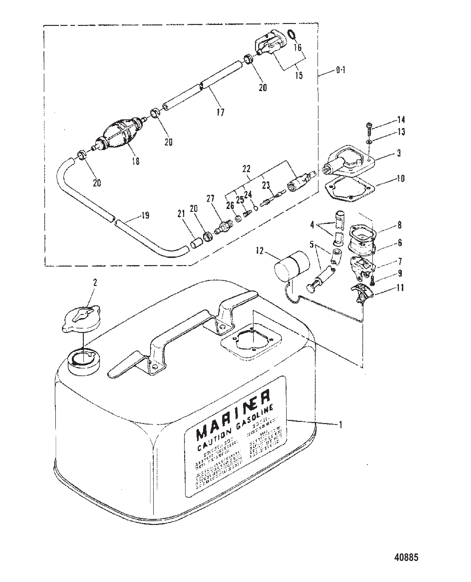 燃油箱(M-019155/ML-318599/E-104325/EL-409500) FUEL TANK (M-019155/ML-318599/E-104325/EL-409500