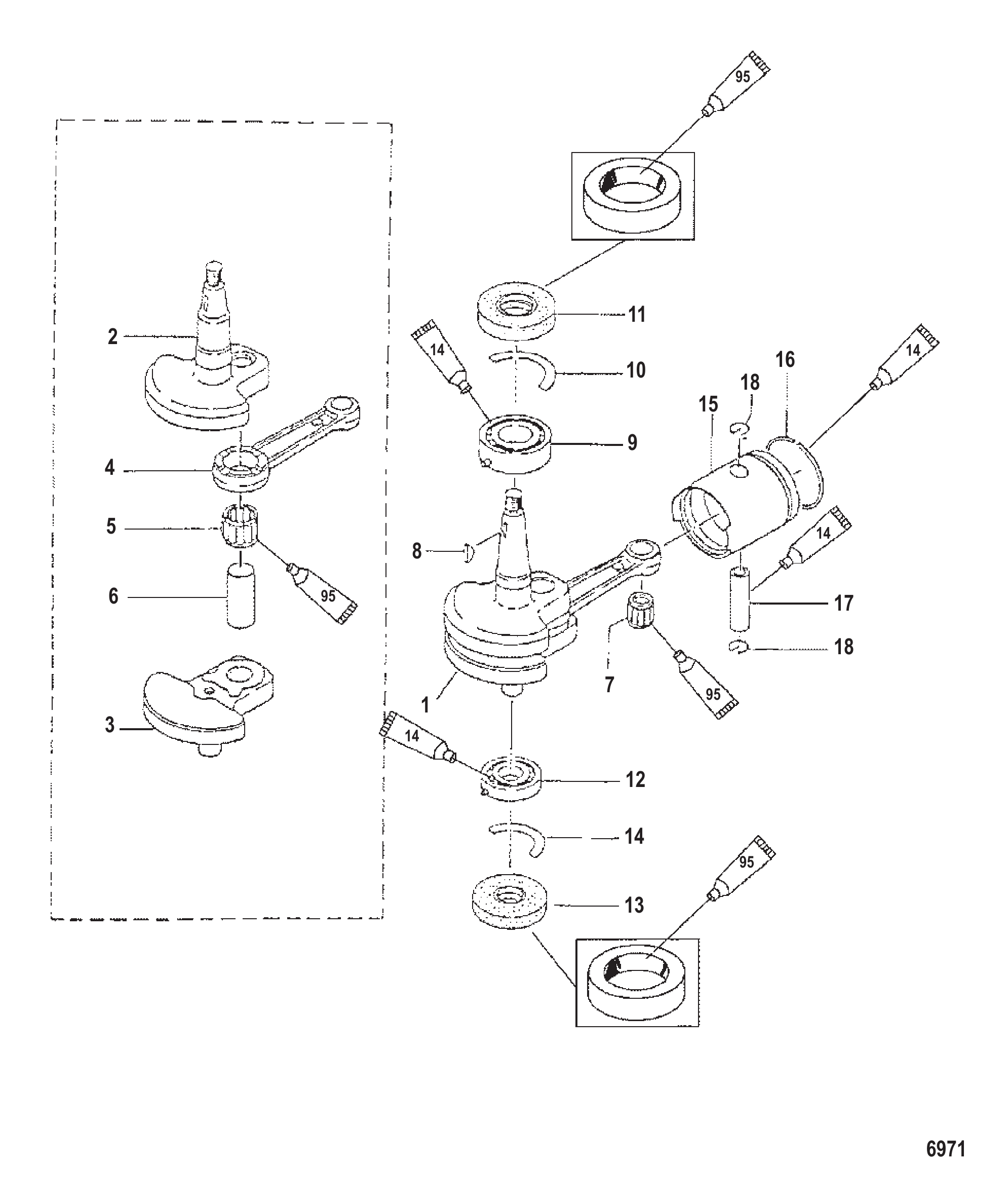 曲轴与活塞 CRANKSHAFT AND PISTON