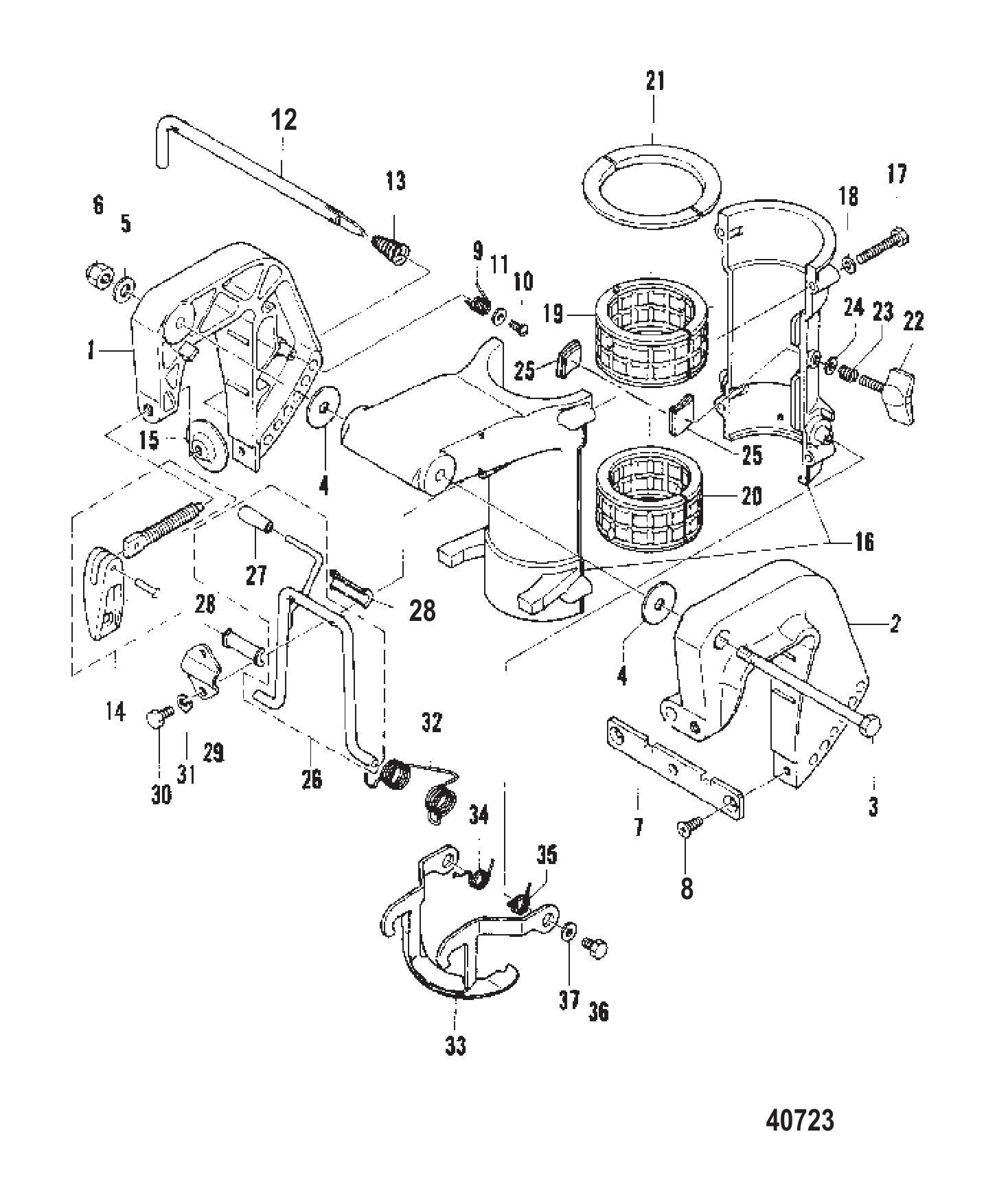 夹紧与旋转支架 CLAMP AND SWIVEL BRACKETS