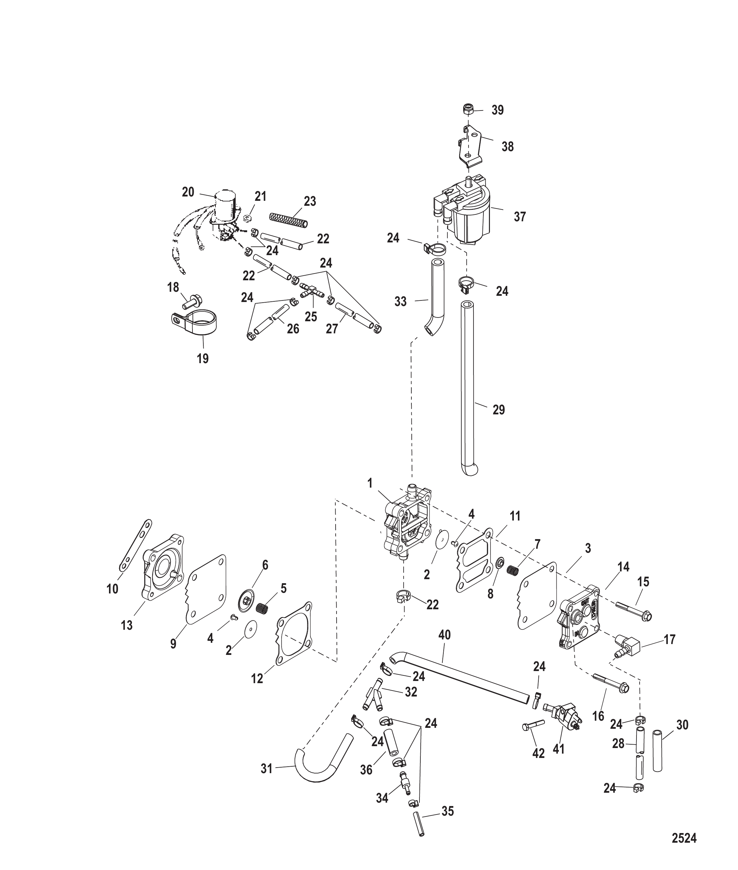 燃油泵(电动)(设计II) Fuel Pump (Electric)(Design II)