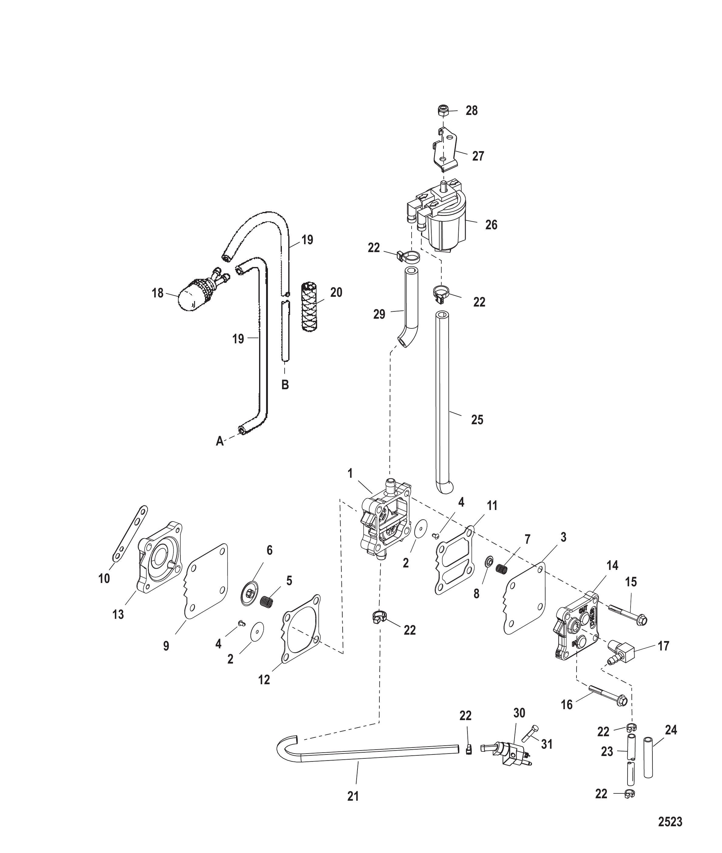 燃油泵(手动)(设计II) Fuel Pump (Manual)(Design II)