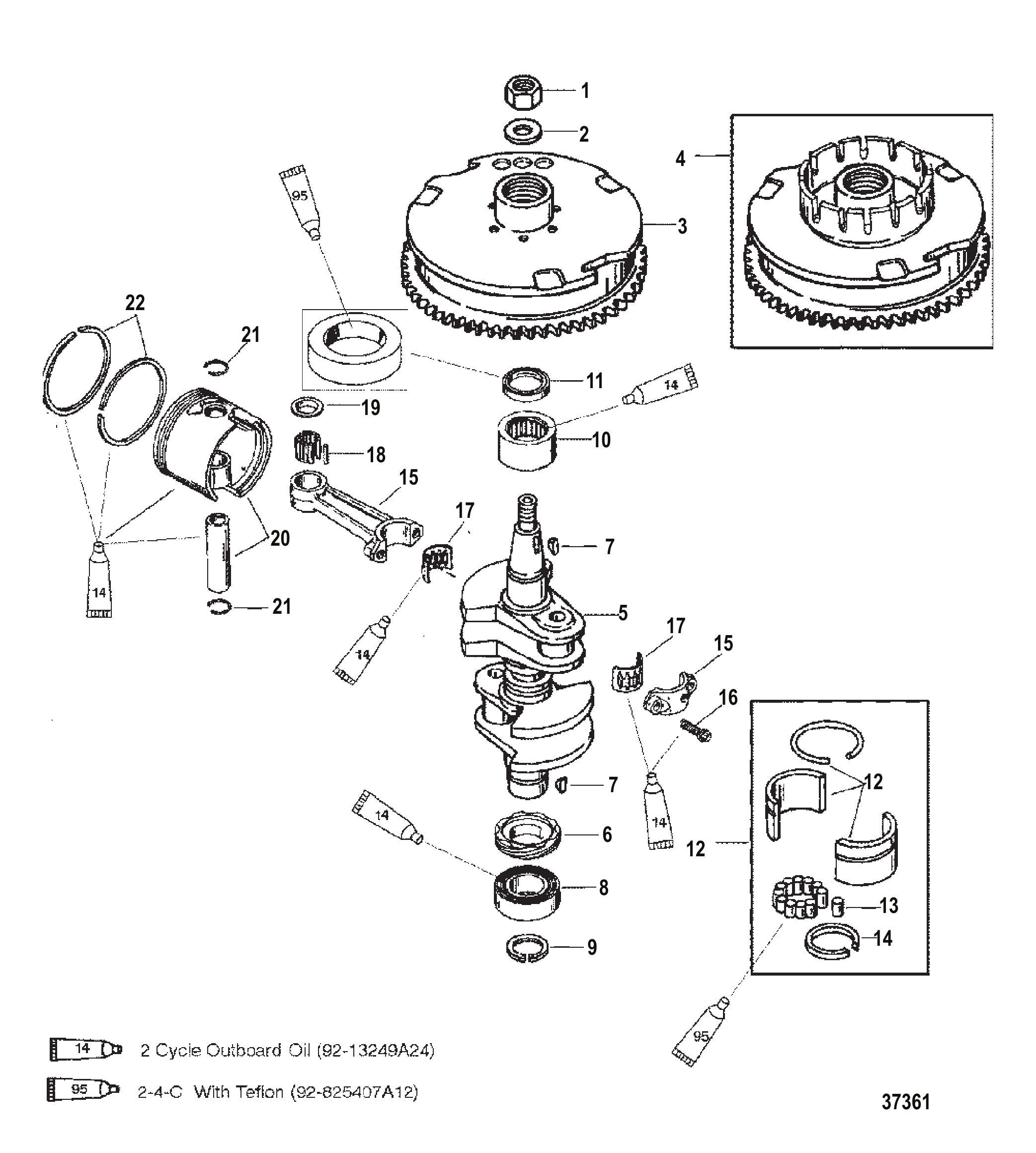 曲轴/活塞/飞轮 Crankshaft/Piston/Flywheel