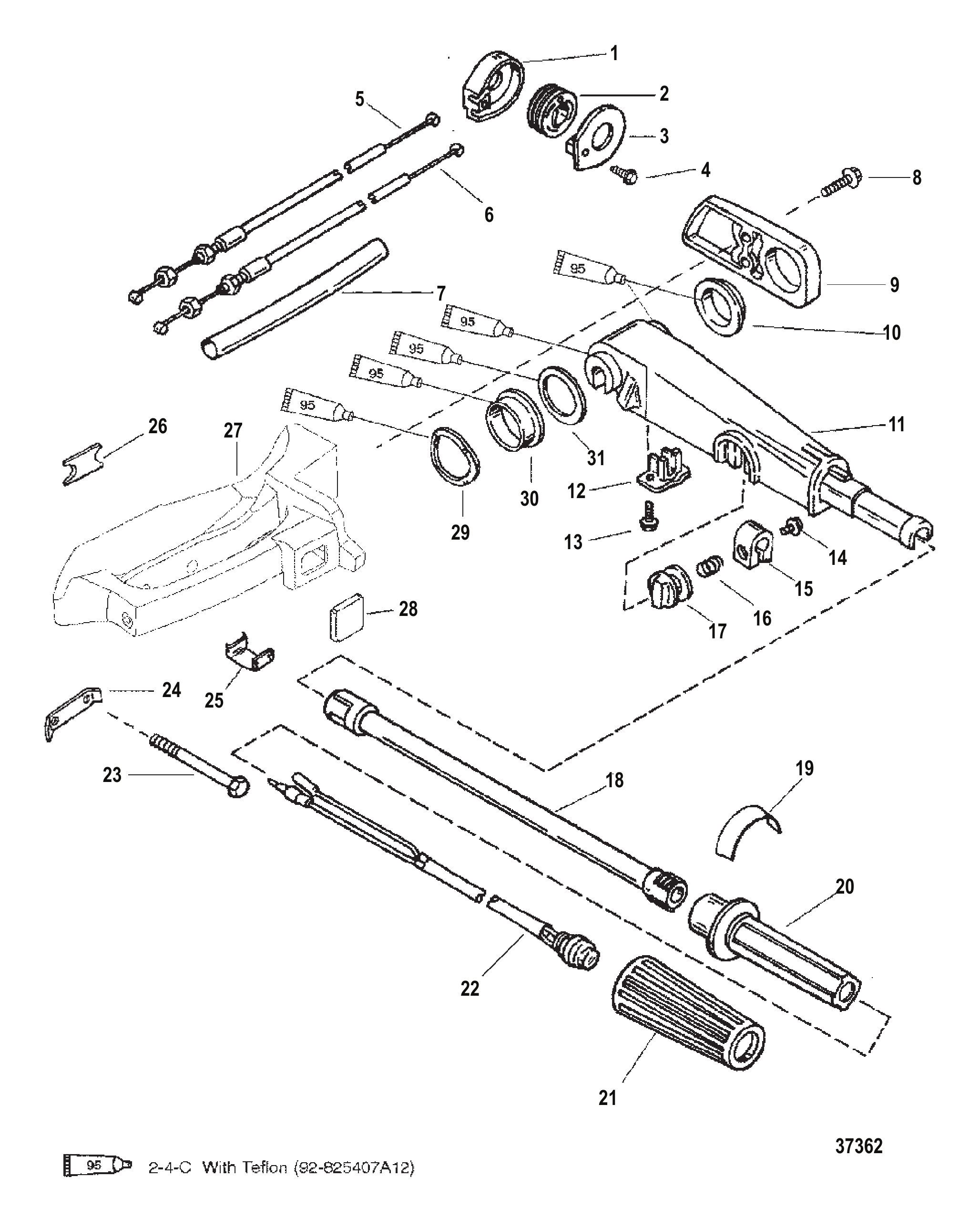 舵柄手柄 Tiller Handle