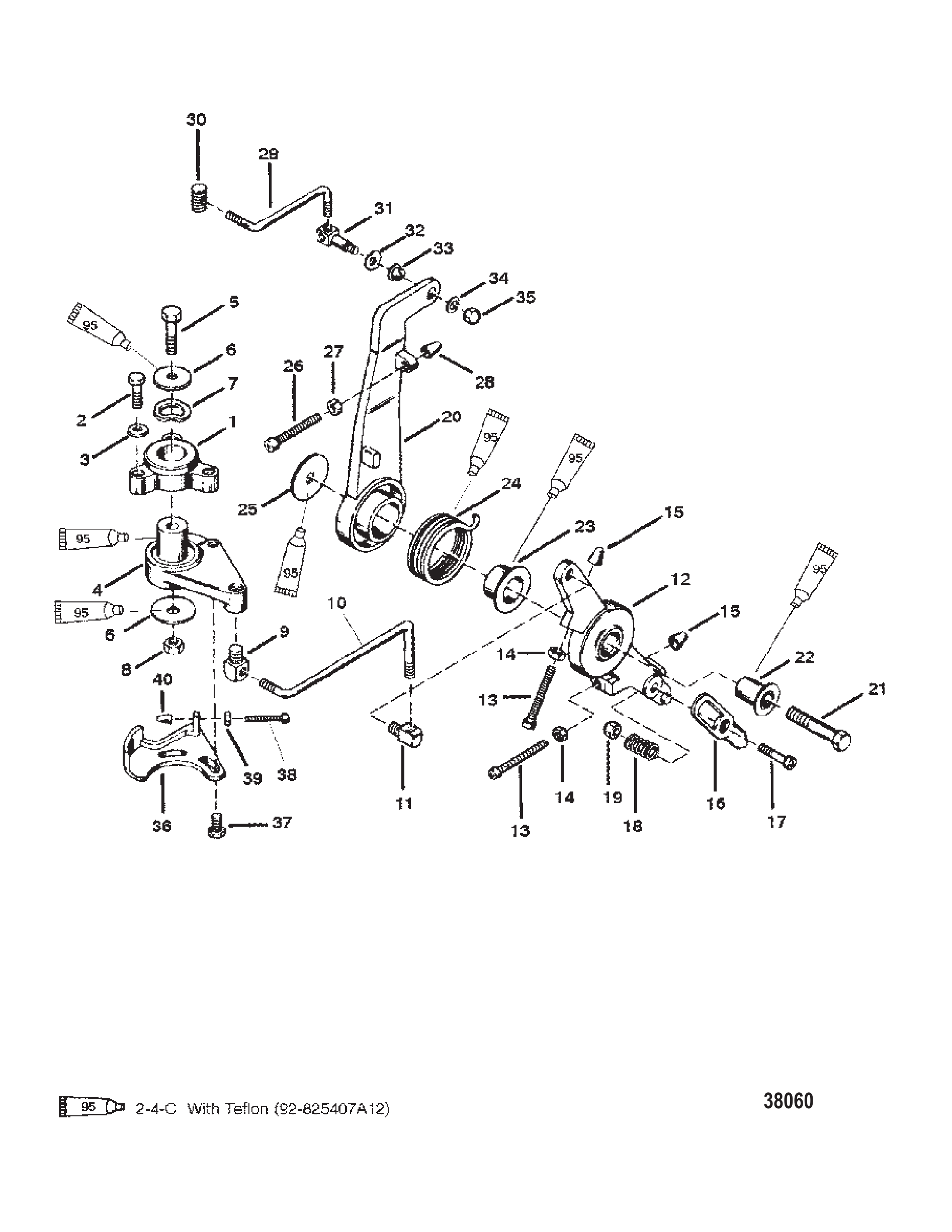油门控制连杆(金属连杆旋转件) THROTTLE CONTROL LINKAGE (METAL LINK ROD SWIVELS)