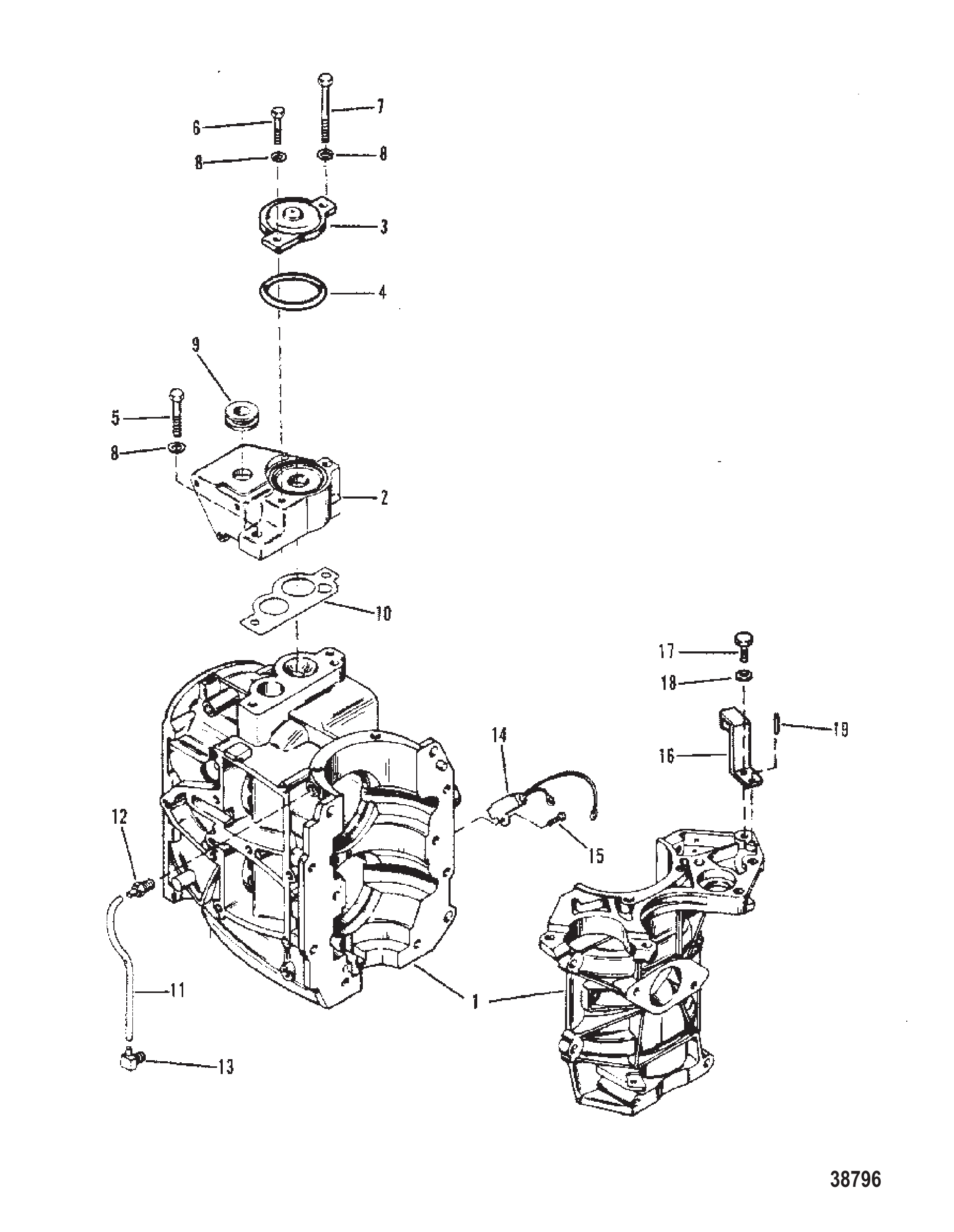 气缸体与节温器 CYLINDER BLOCK AND THERMOSTAT