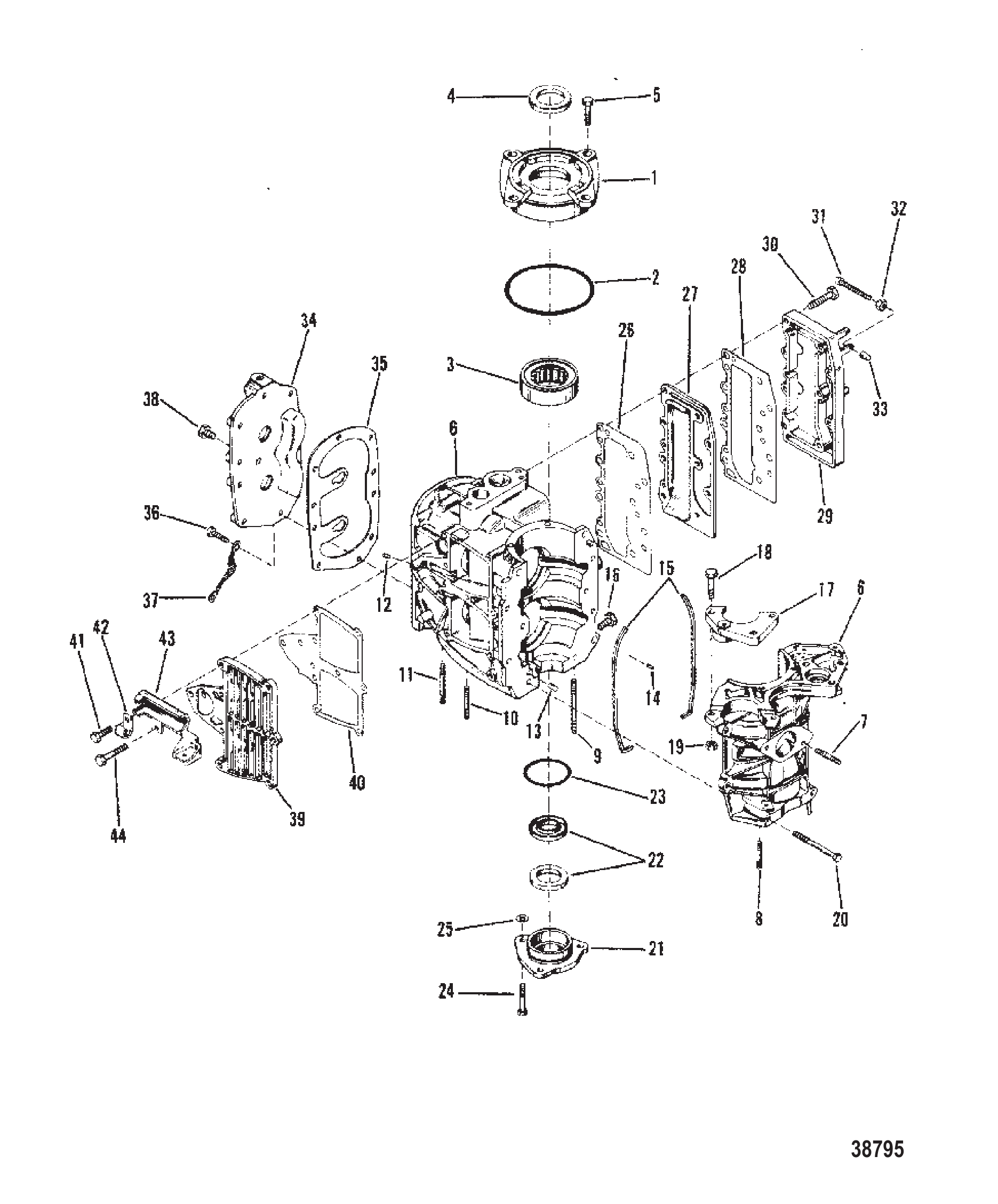 气缸体曲轴箱及盖 CYLINDER BLOCK CRANKCASE AND COVERS