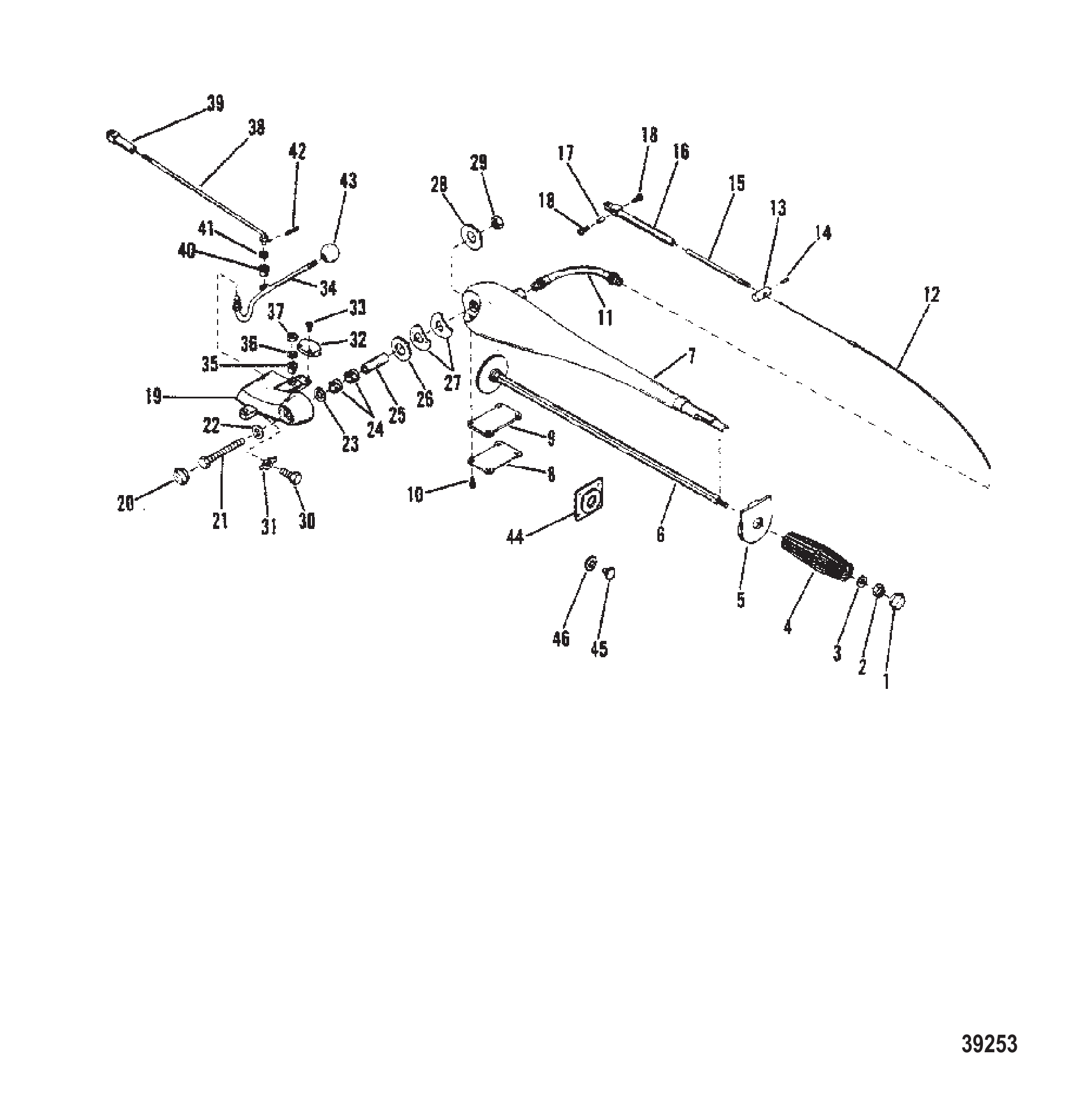 转向手柄总成 STEERING HANDLE ASSEMBLY