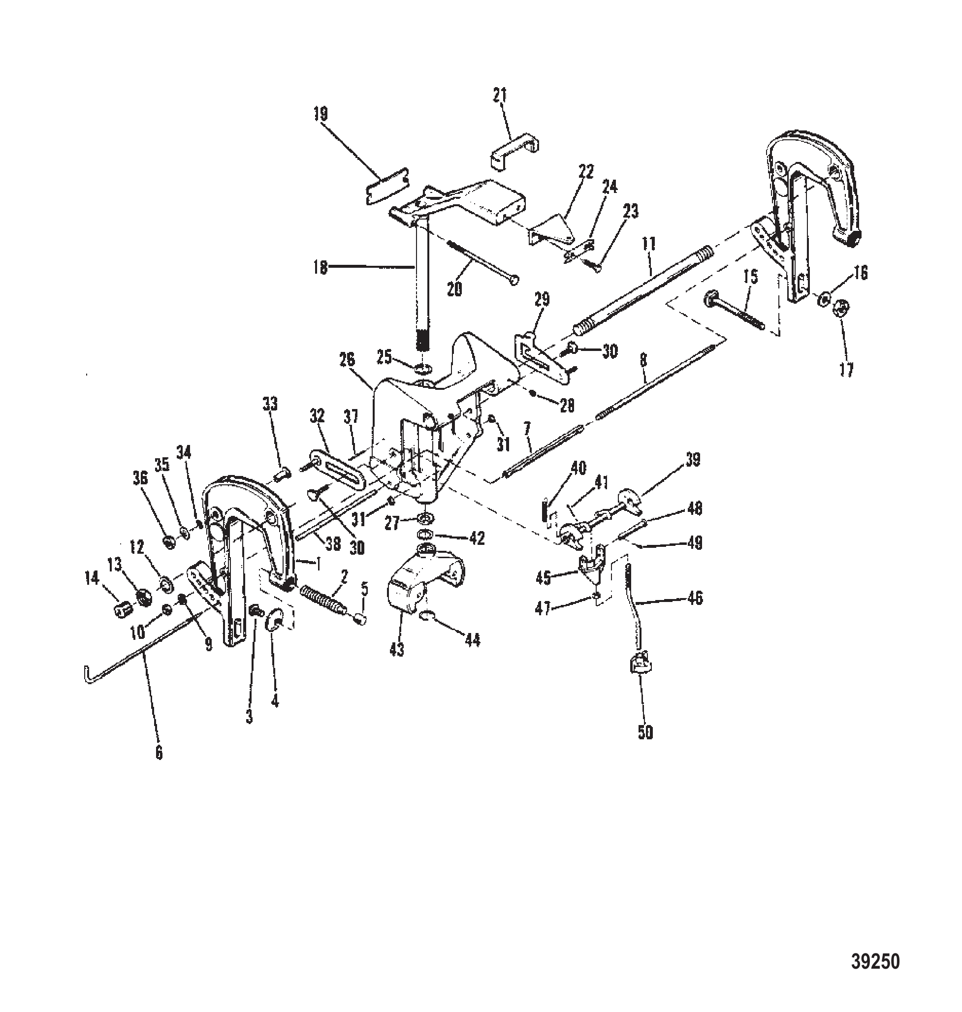 夹紧和旋转支架总成 CLAMP AND SWIVEL BRACKET ASSEMBLY