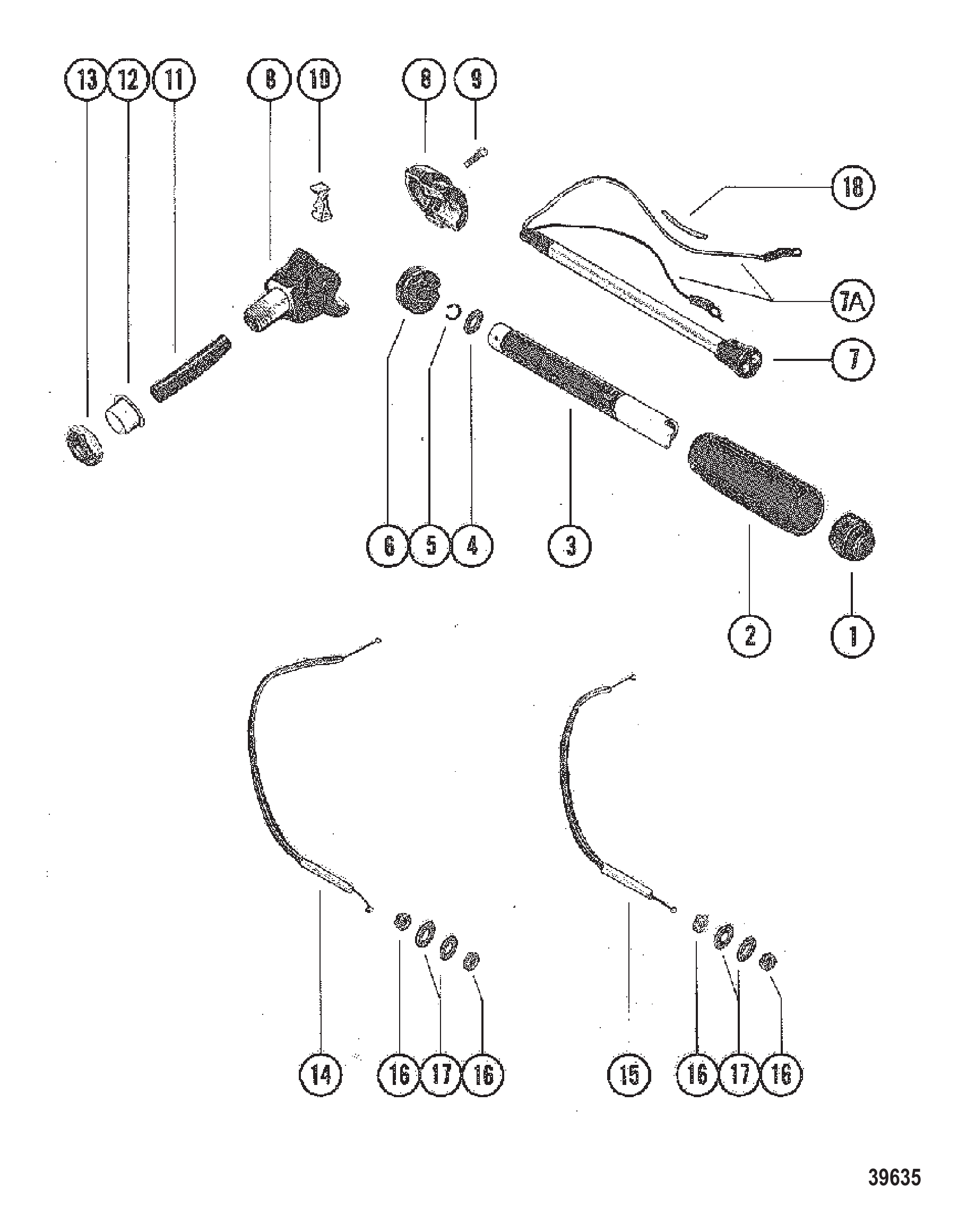 STEERING HANDLE ASSEMBLY