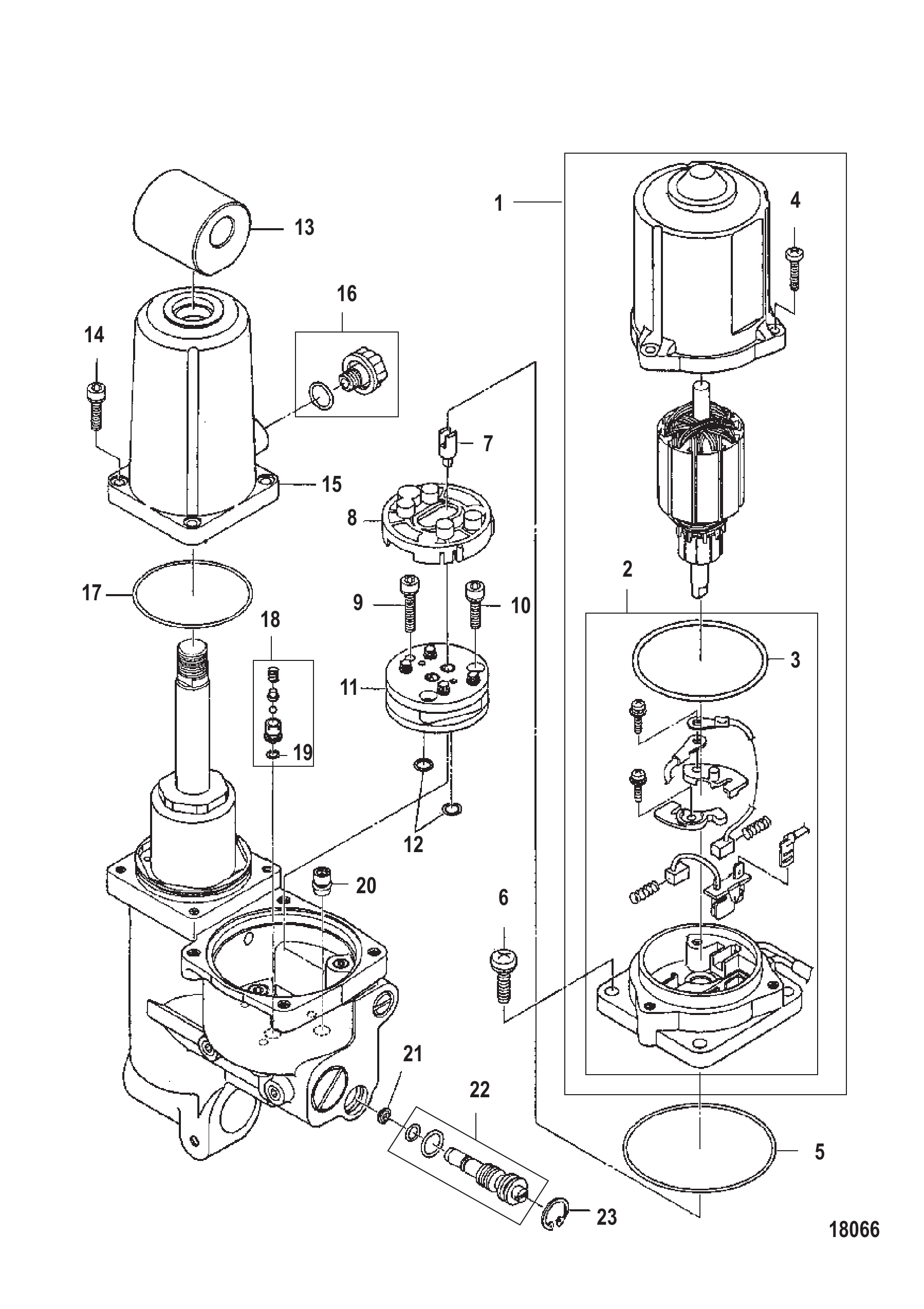 动力升降倾斜组件 Power Trim Components