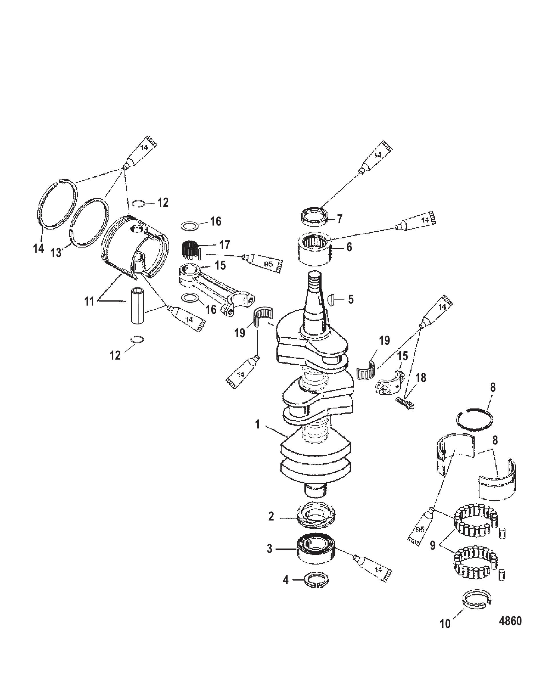曲轴、活塞与连杆 Crankshaft Pistons and Connecting Rods