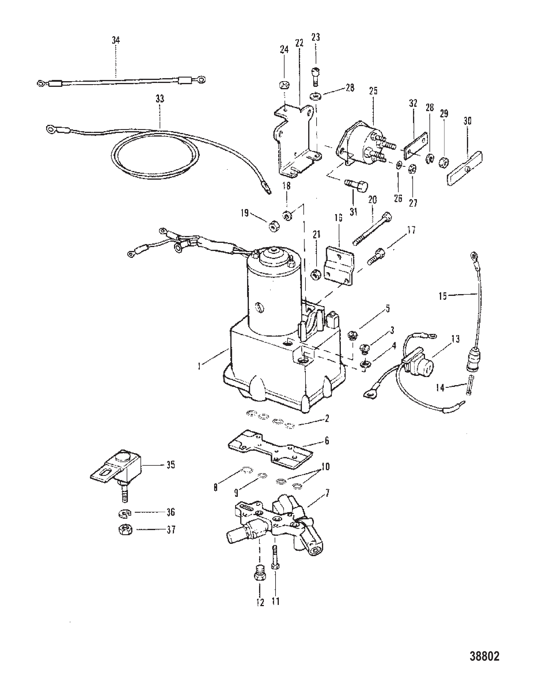 动力升降倾斜组件 Power Trim Components