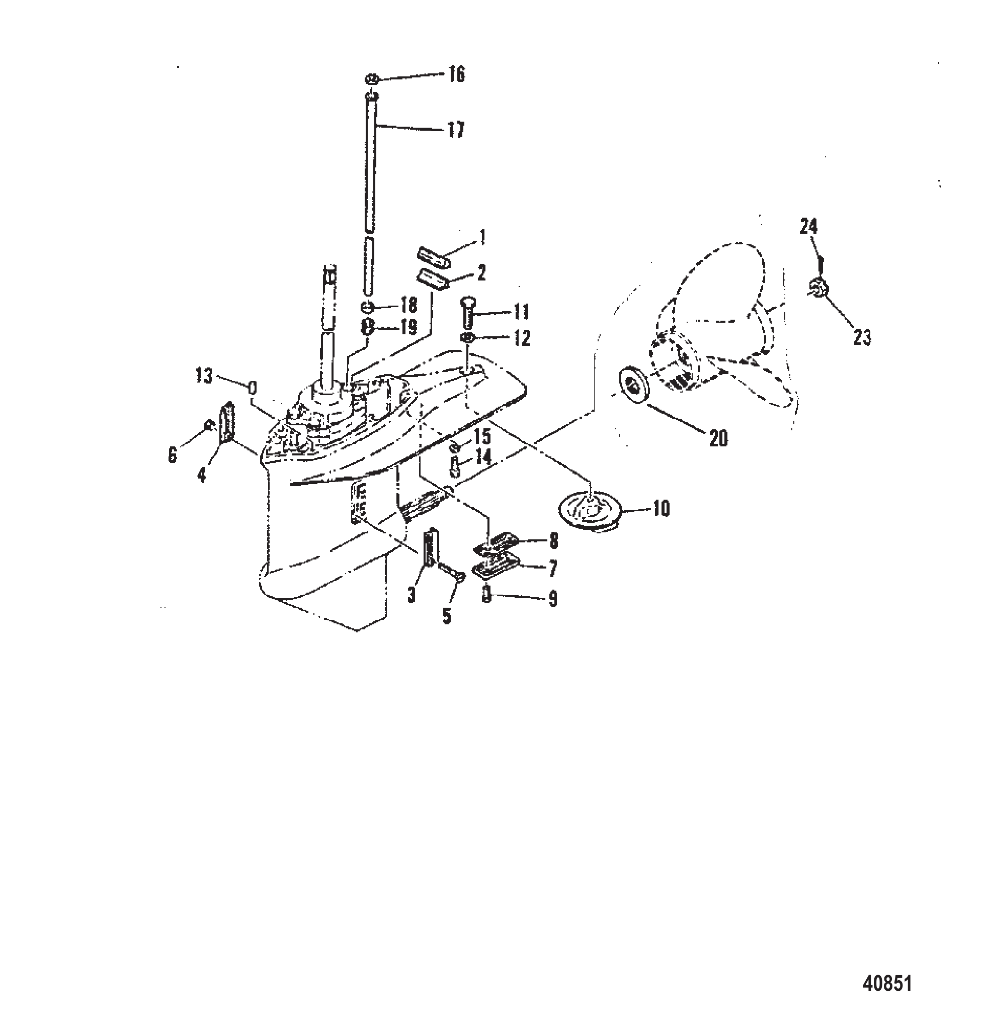 下部齿轮箱总成 LOWER GEAR HOUSING ASSEMBLY