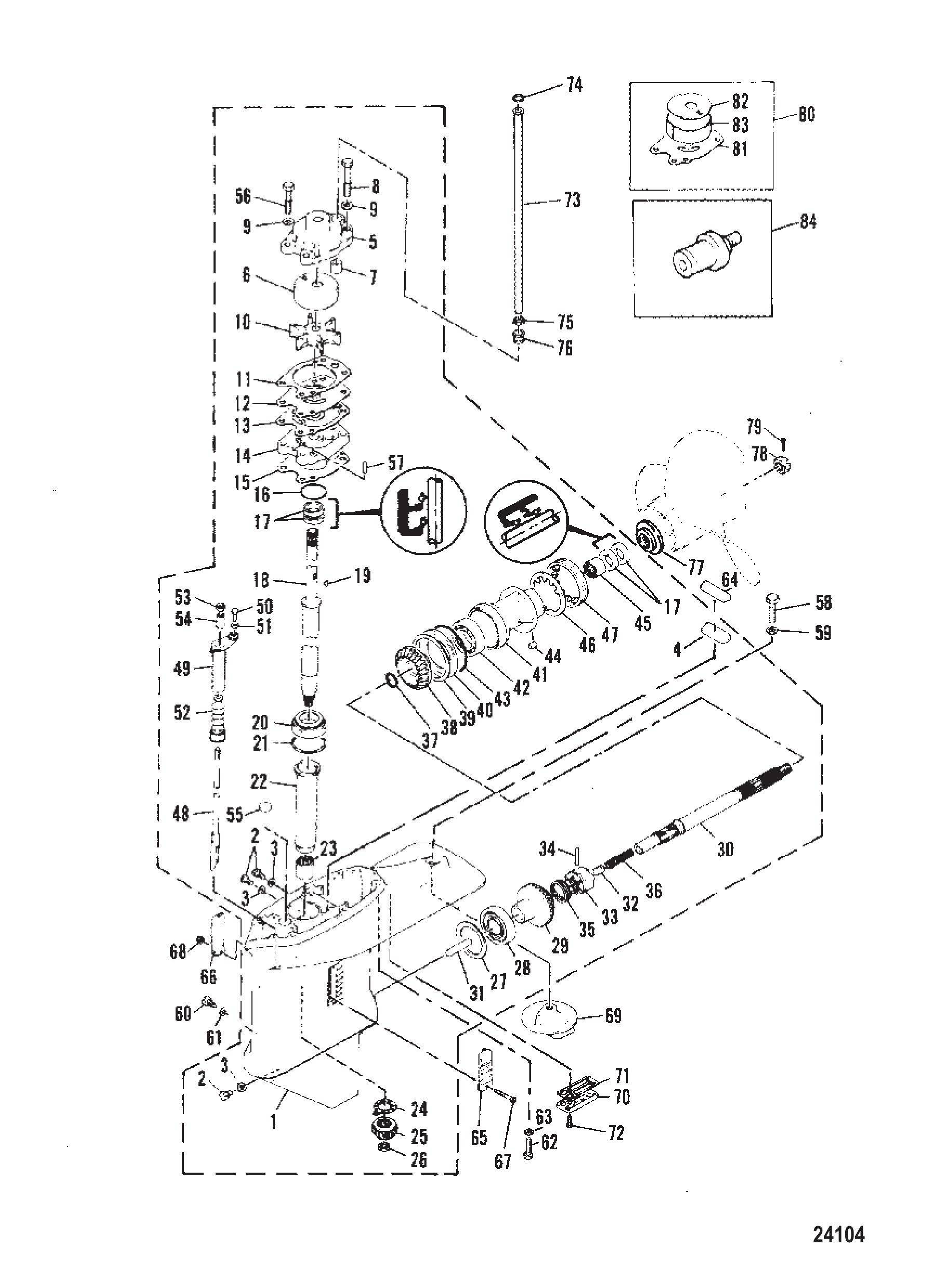 齿轮箱总成 GEARHOUSING ASS'Y