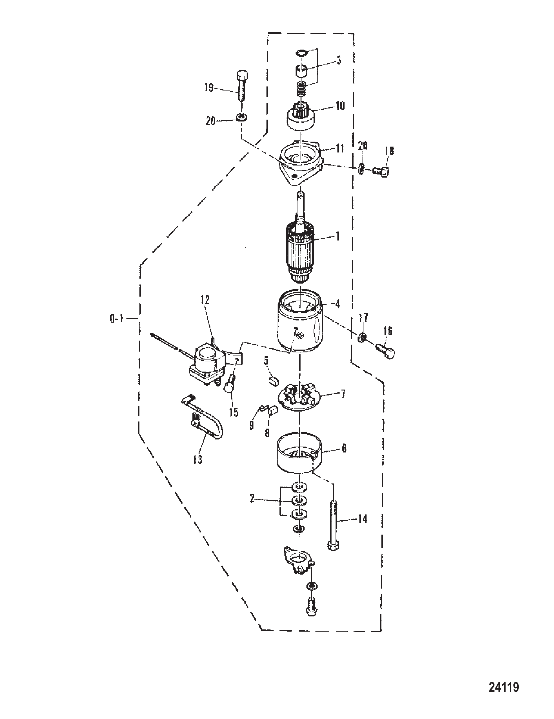 电动启动电机 ELECTRIC STARTER MOTOR