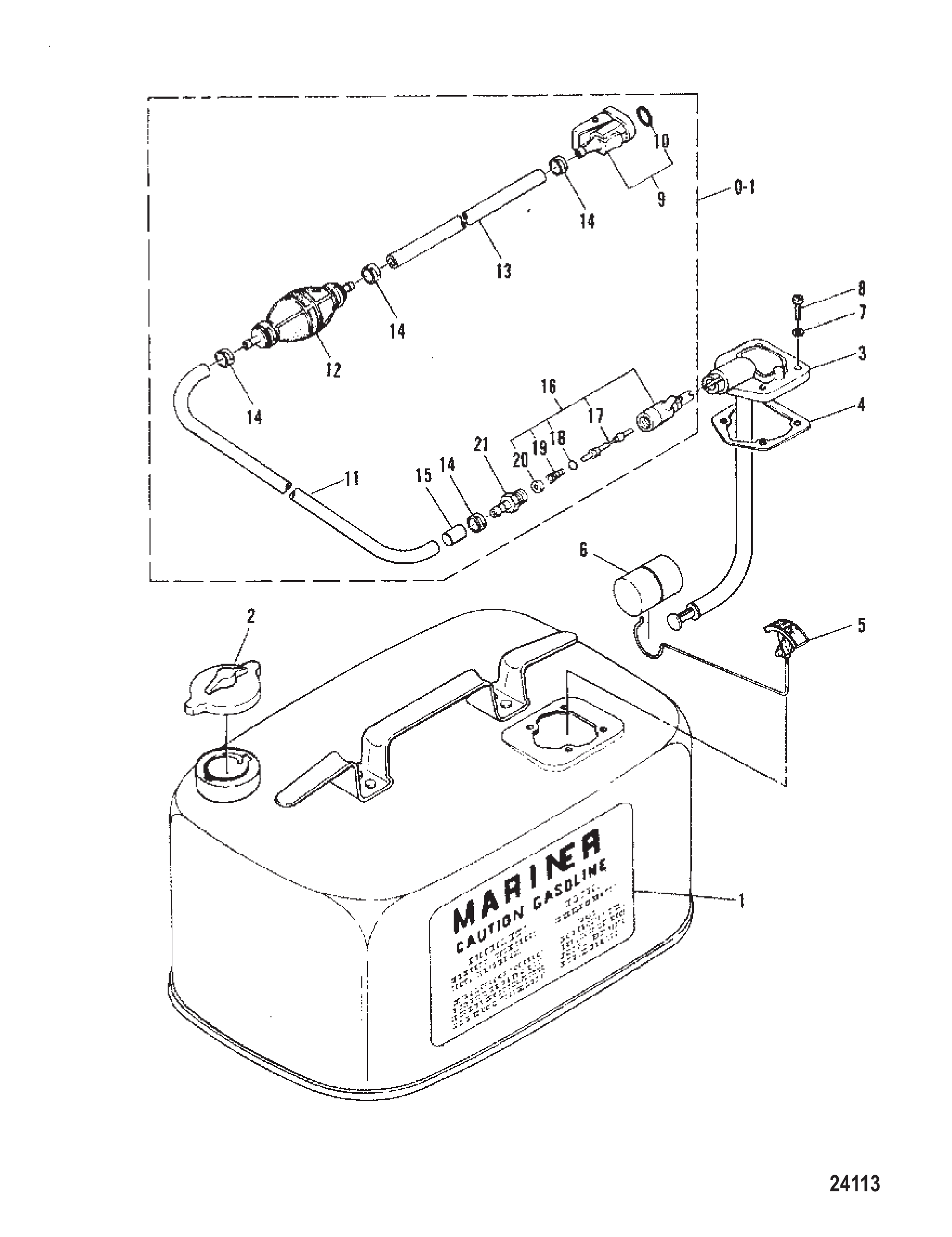 燃油箱(原装) FUEL TANK (ORIGINAL EQUIPMENT)