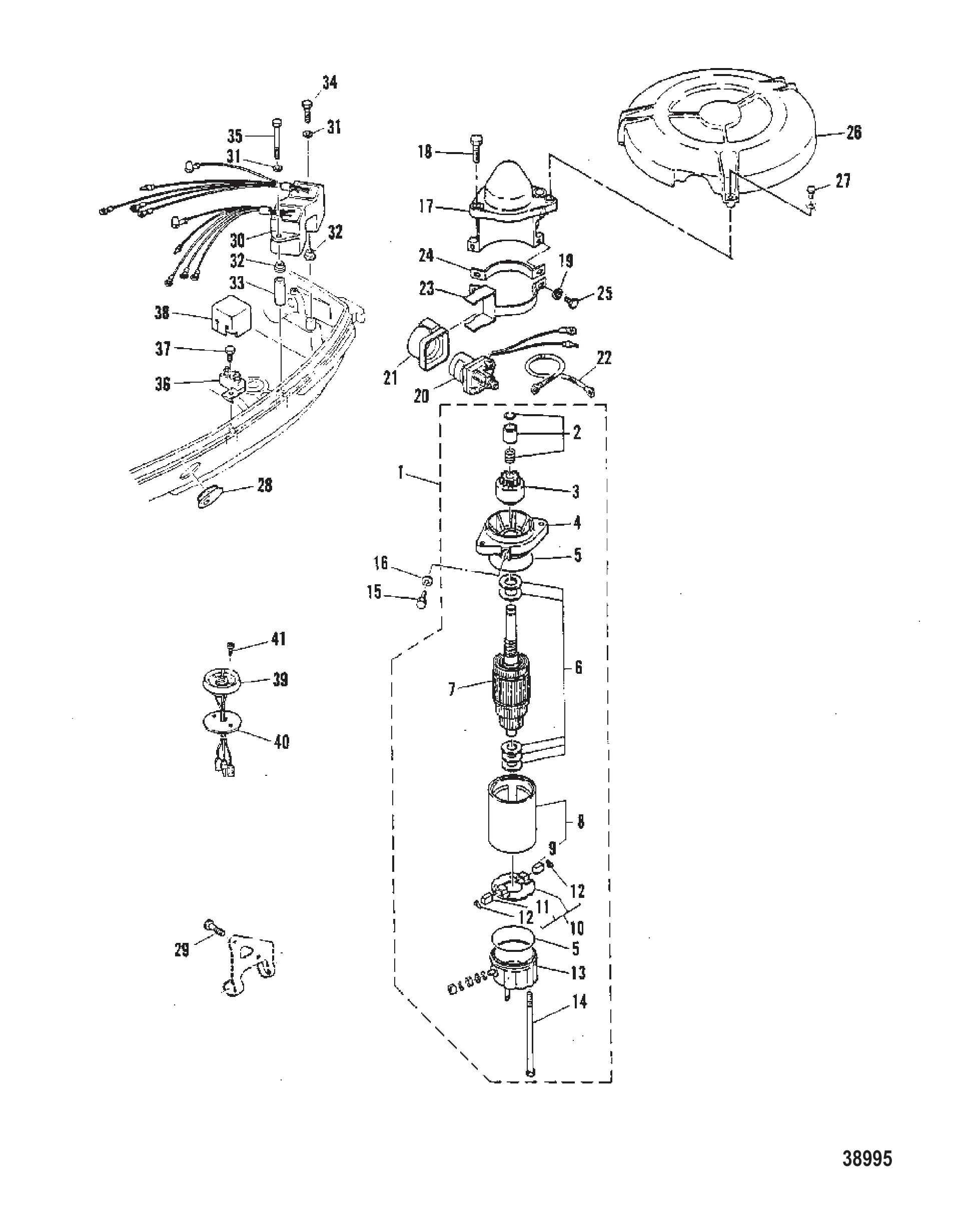 电动启动电机 ELECTRIC STARTER MOTOR