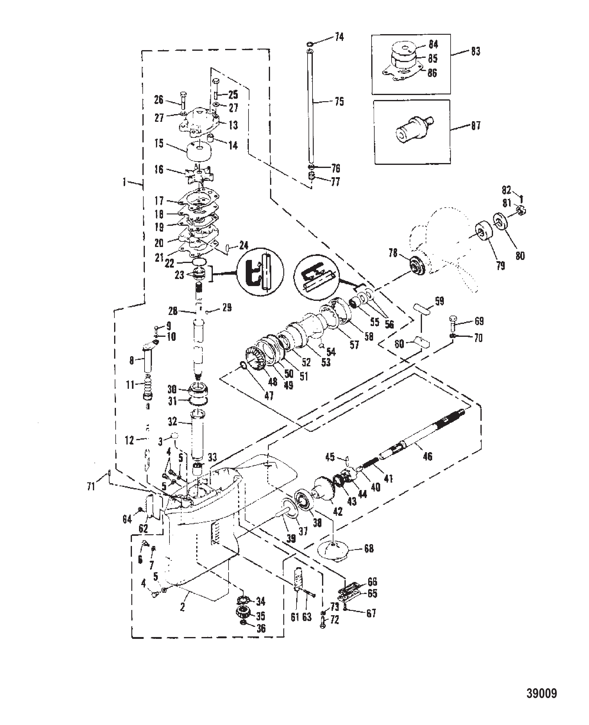 齿轮箱总成 GEARHOUSING ASSEMBLY