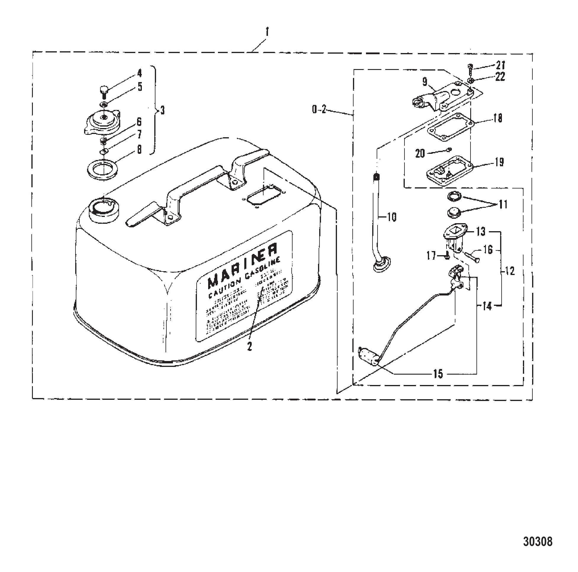 非原装燃油箱 FUEL TANK Not Original Equipment