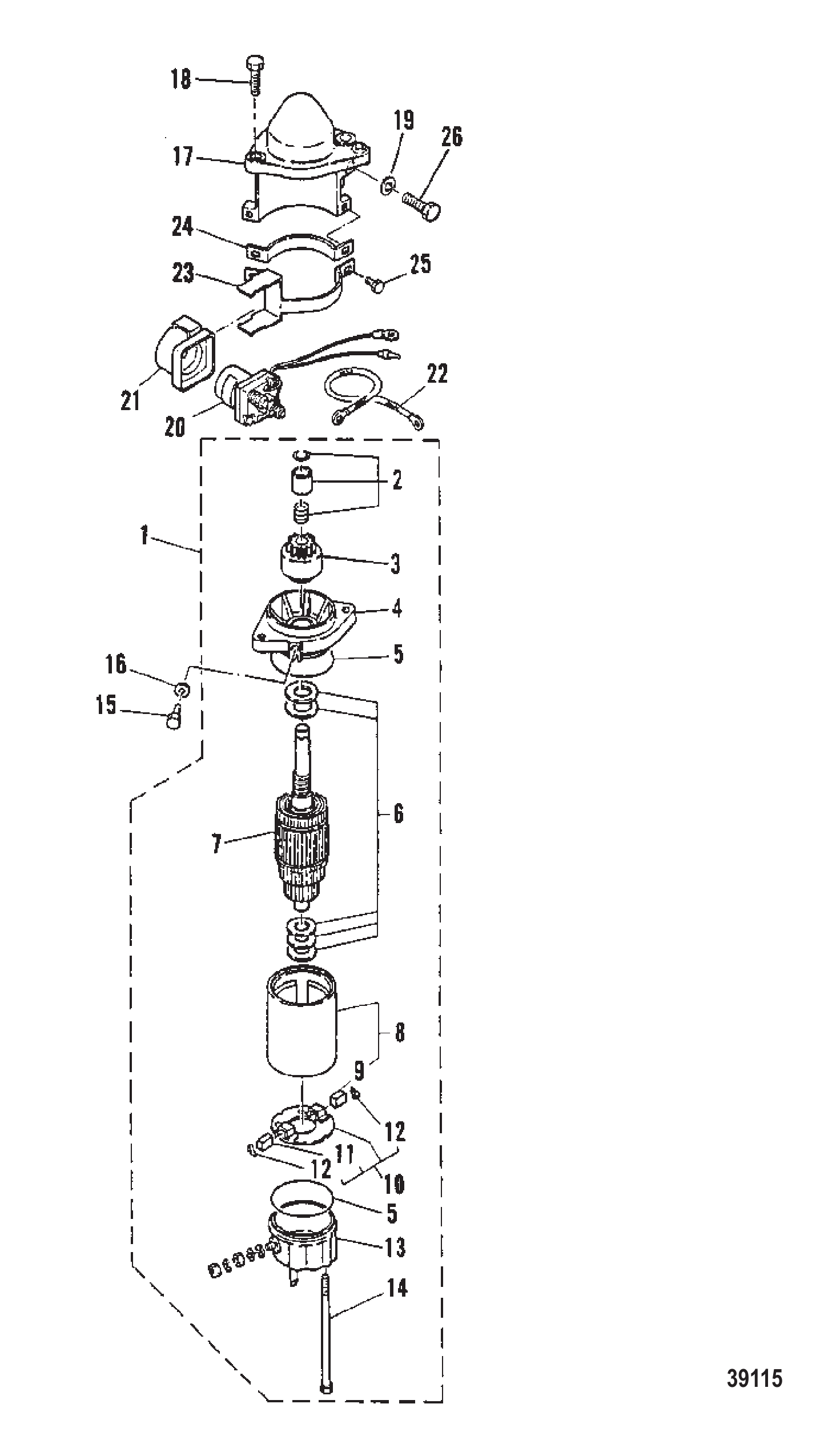 电动启动电机 ELECTRIC STARTER MOTOR