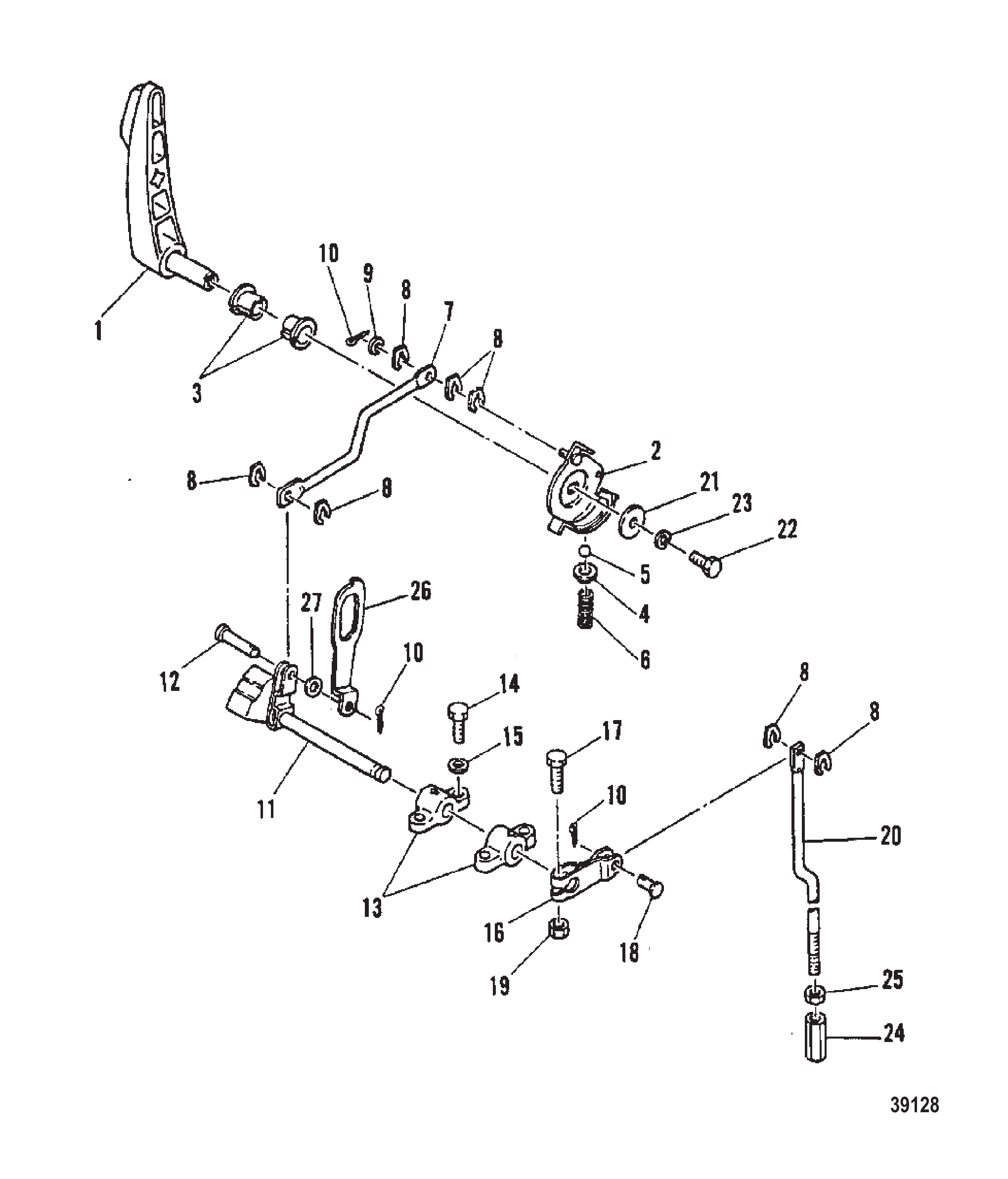 换挡联动装置 GEAR SHIFT LINKAGE