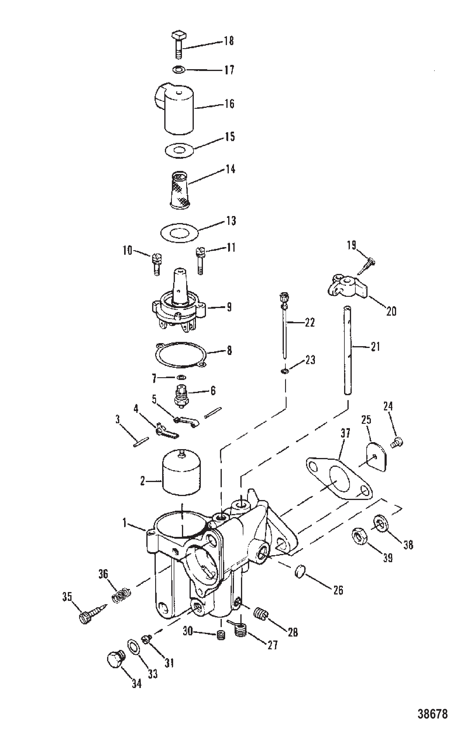 化油器总成(WALBRO) CARBURETOR ASSEMBLY (WALBRO)