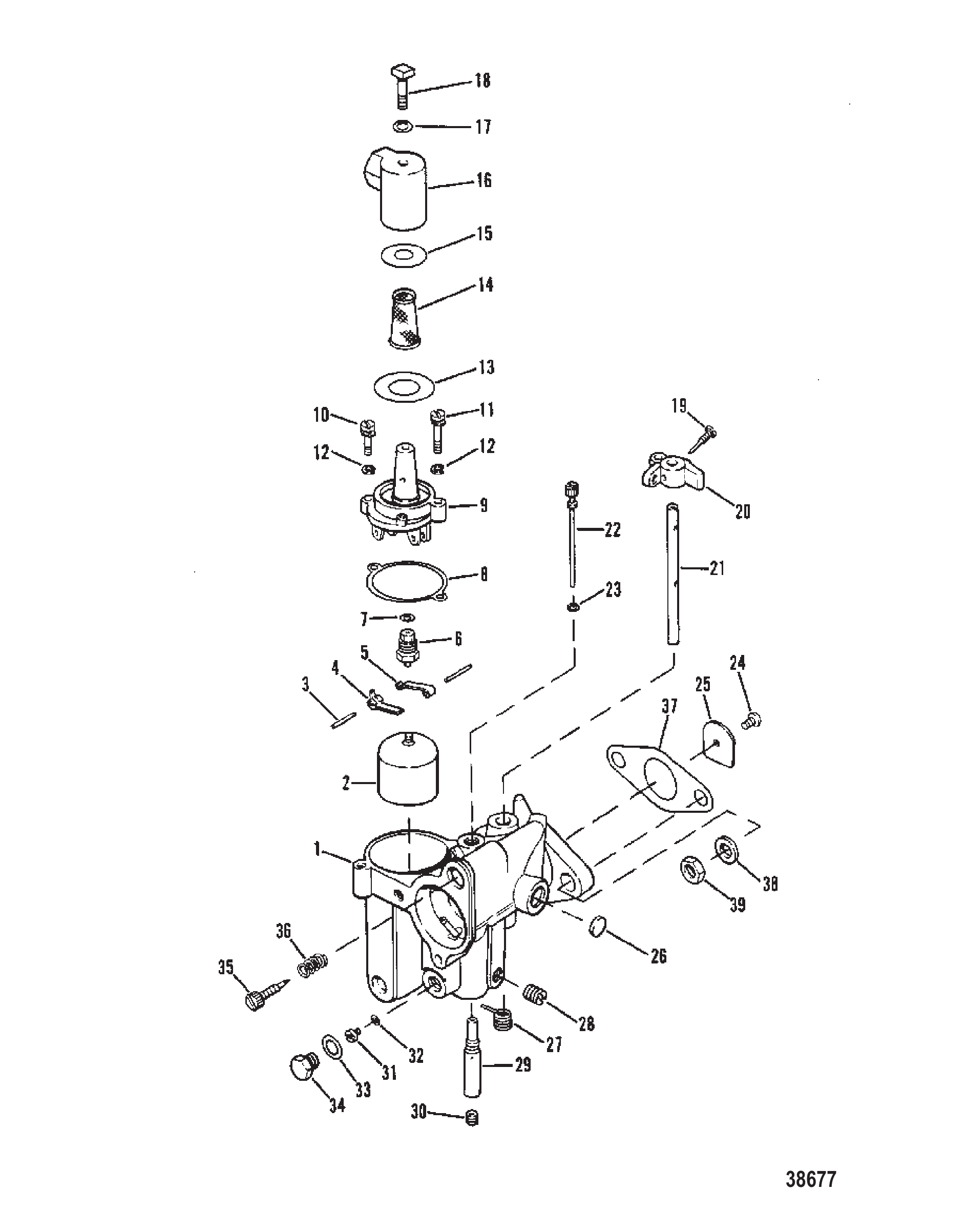 化油器总成(TILLOTSON) CARBURETOR ASSEMBLY (TILLOTSON)