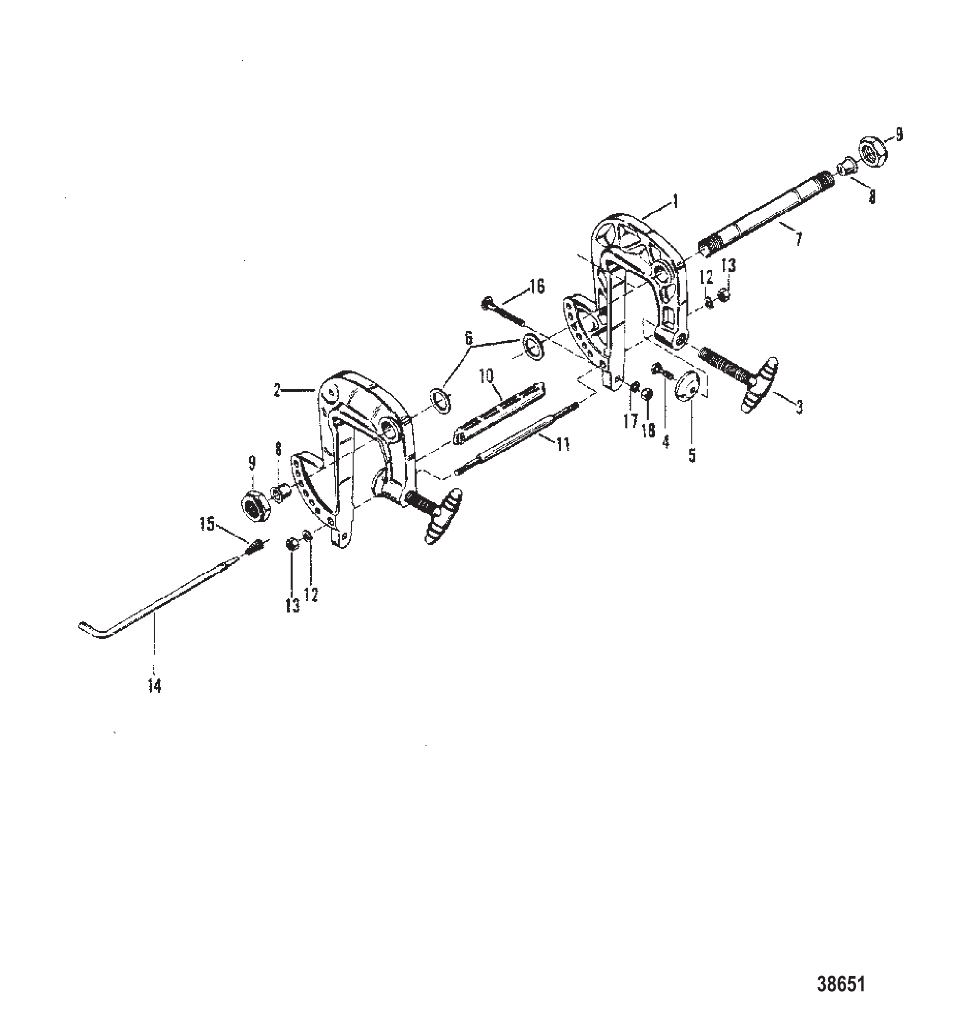 夹具支架总成 CLAMP BRACKET ASSEMBLY