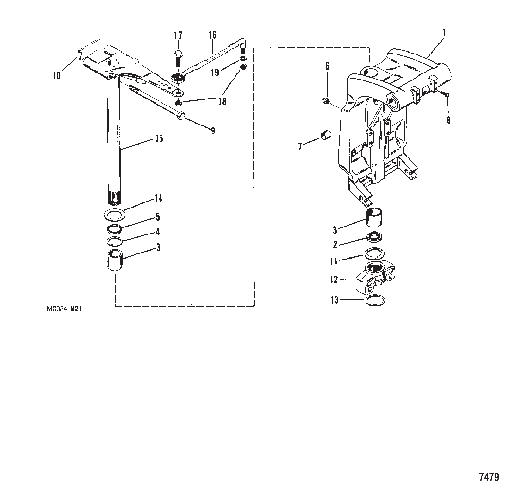旋转支架与转向臂 Swivel Bracket and Steering Arm