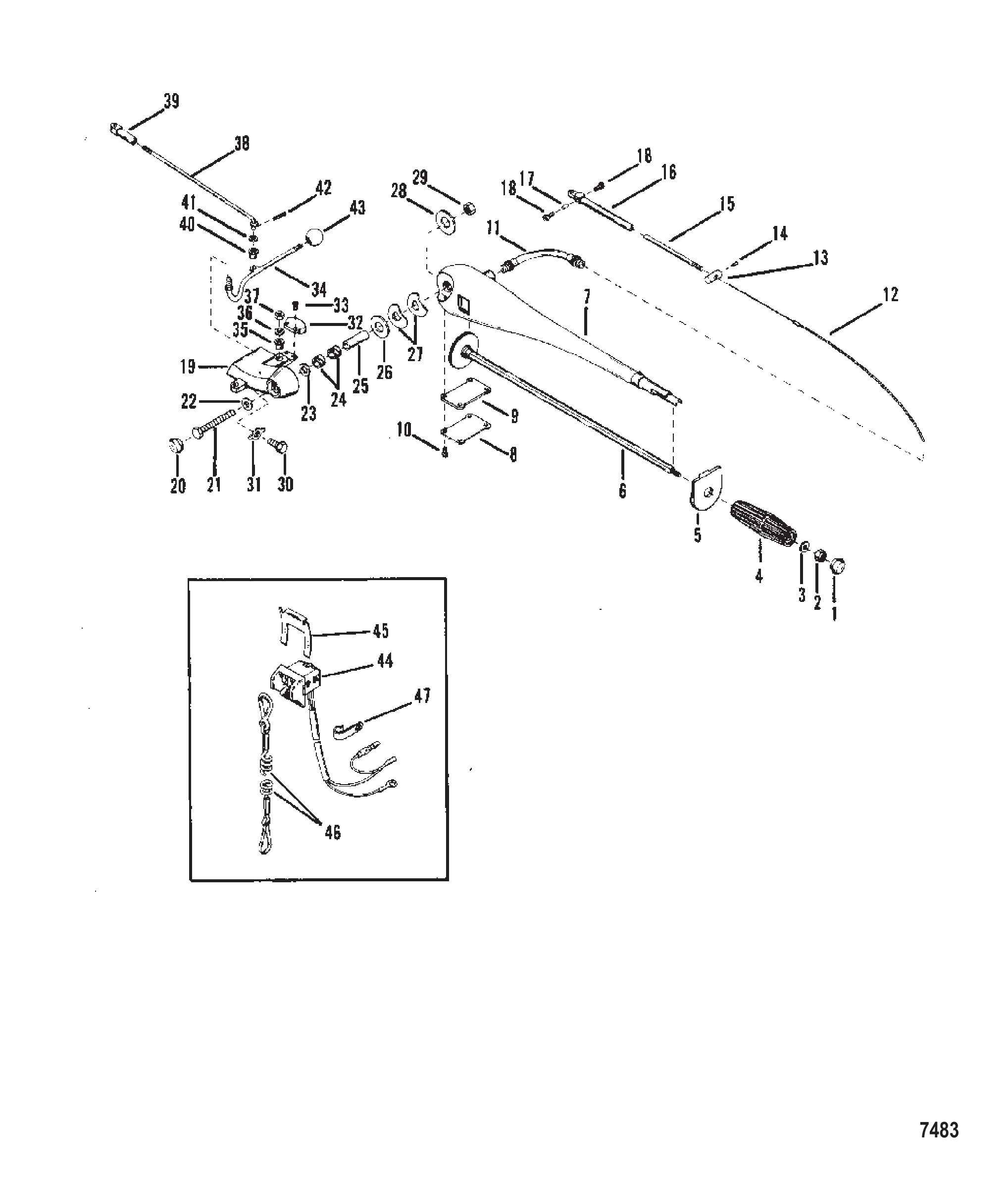 转向手柄总成 Steering Handle Assembly