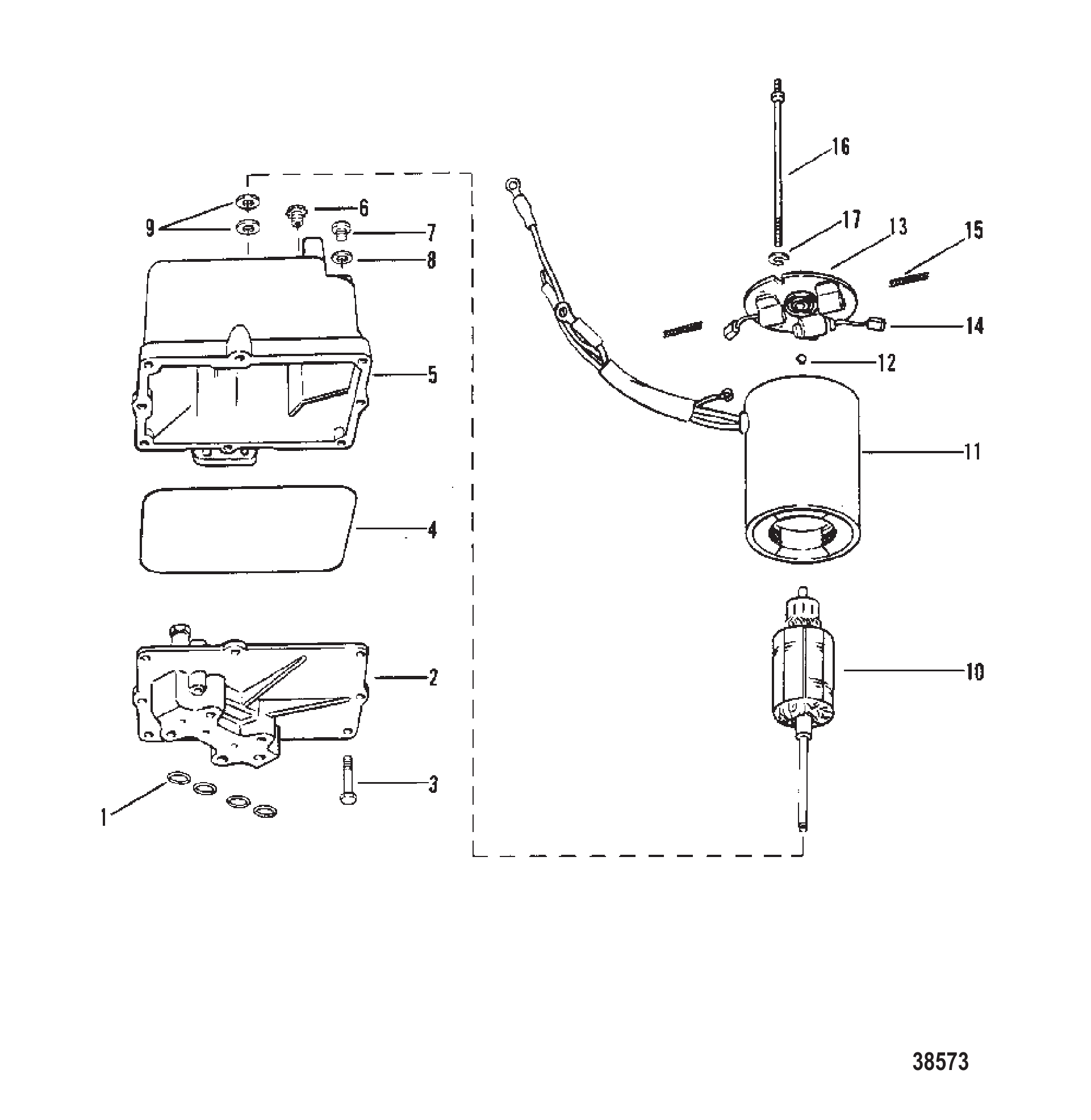 液压泵总成(金属油箱) HYDRAULIC PUMP ASSEMBLY (METAL RESERVOIR)