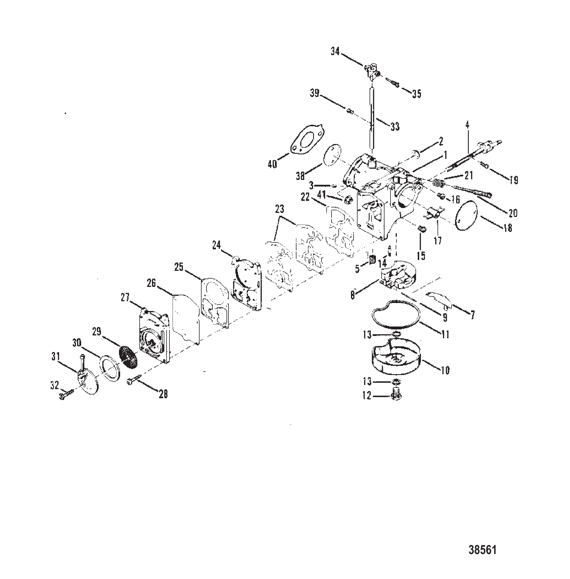 化油器总成(WALBRO) CARBURETOR ASSEMBLY (WALBRO)