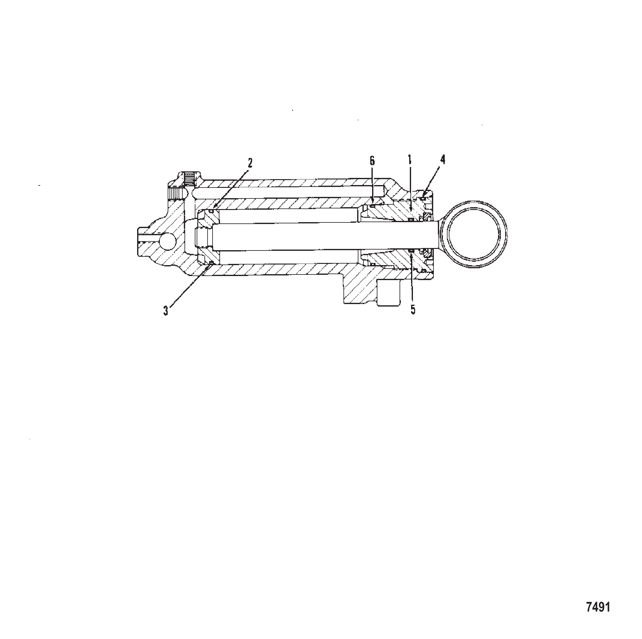 动力升降油缸修理包(92194A14和92194A20) POWER TRIM CYLINDER REPAIR KITS (92194A14 AND 92194A20)