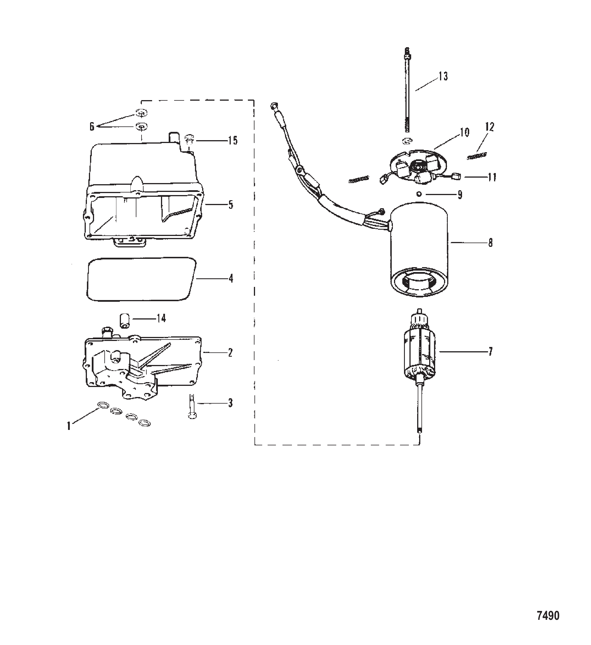 液压泵总成(电动手柄) Hydraulic Pump Assembly (Electric Handle)